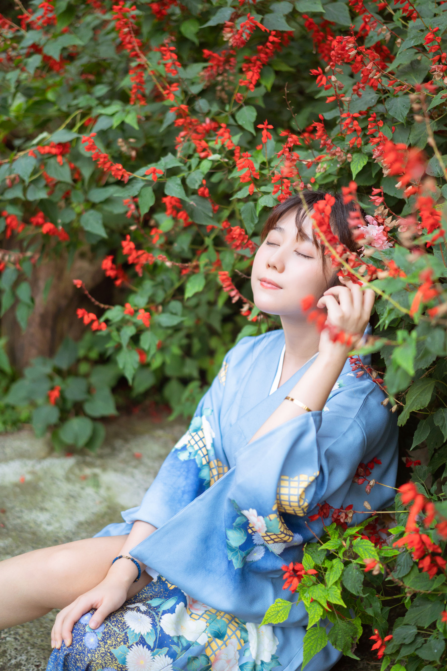 微博福利姬镜酱 私奔之和服-图14