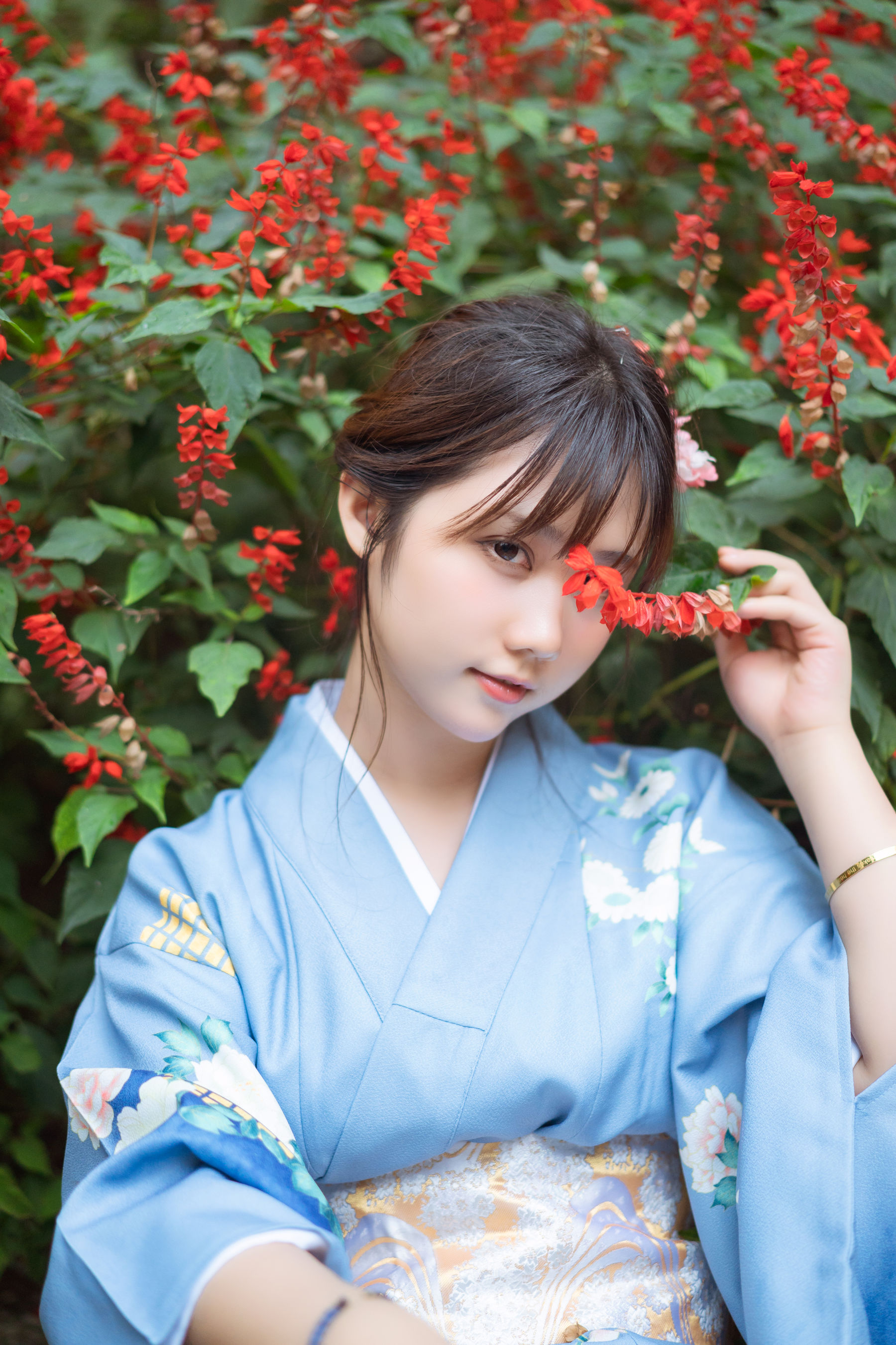 微博福利姬镜酱 私奔之和服-图16