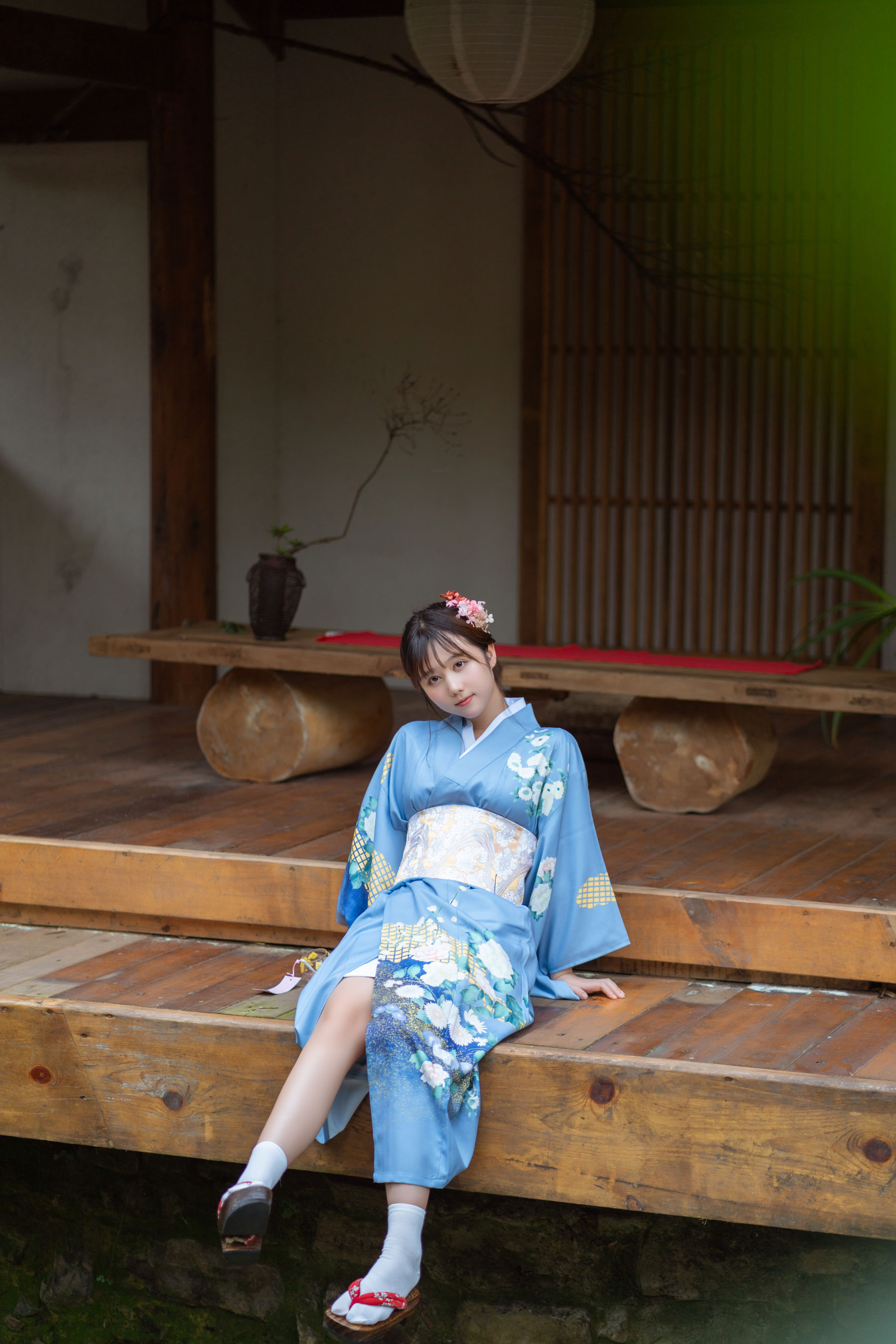 微博福利姬镜酱 私奔之和服-图1