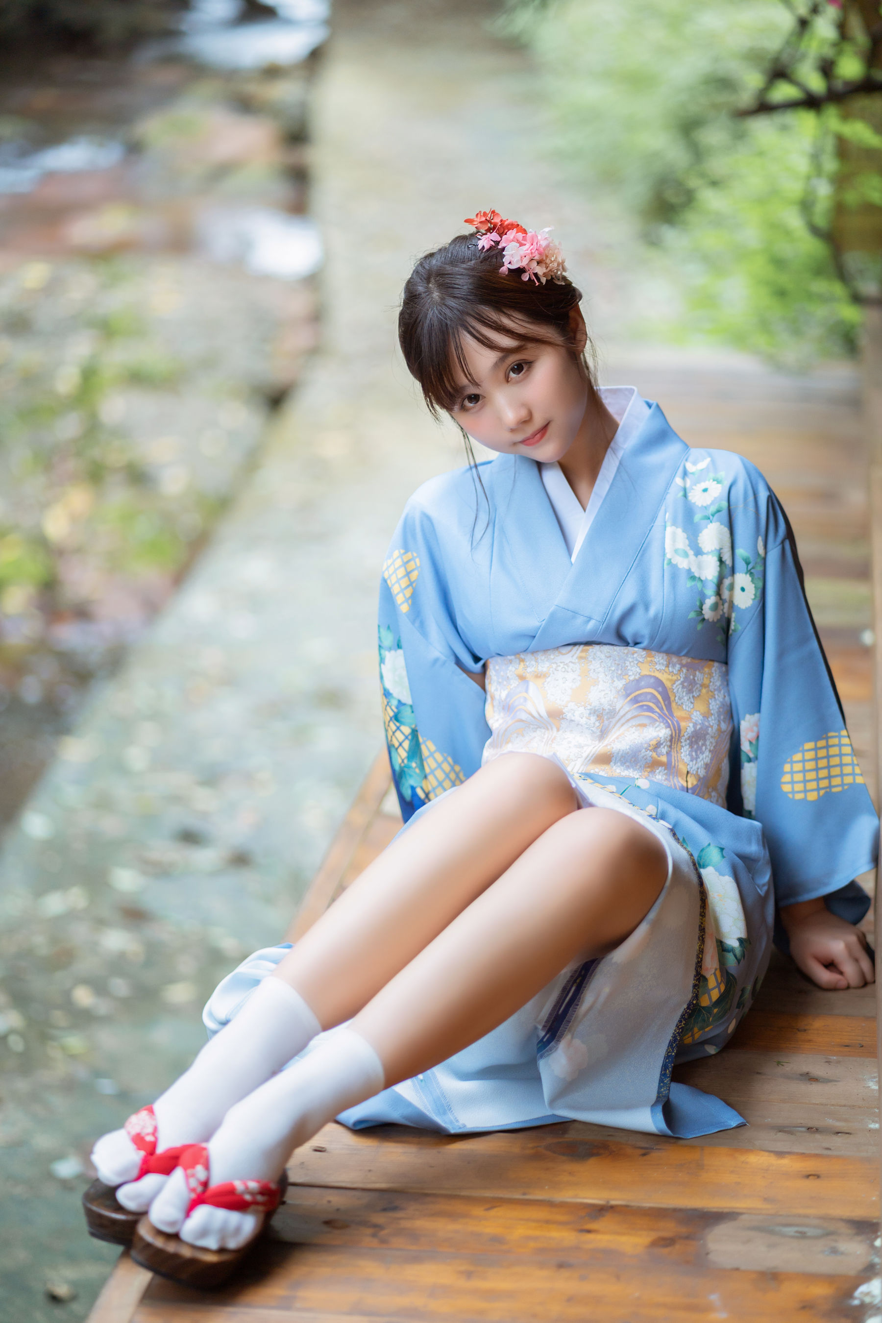 微博福利姬镜酱 私奔之和服-图2