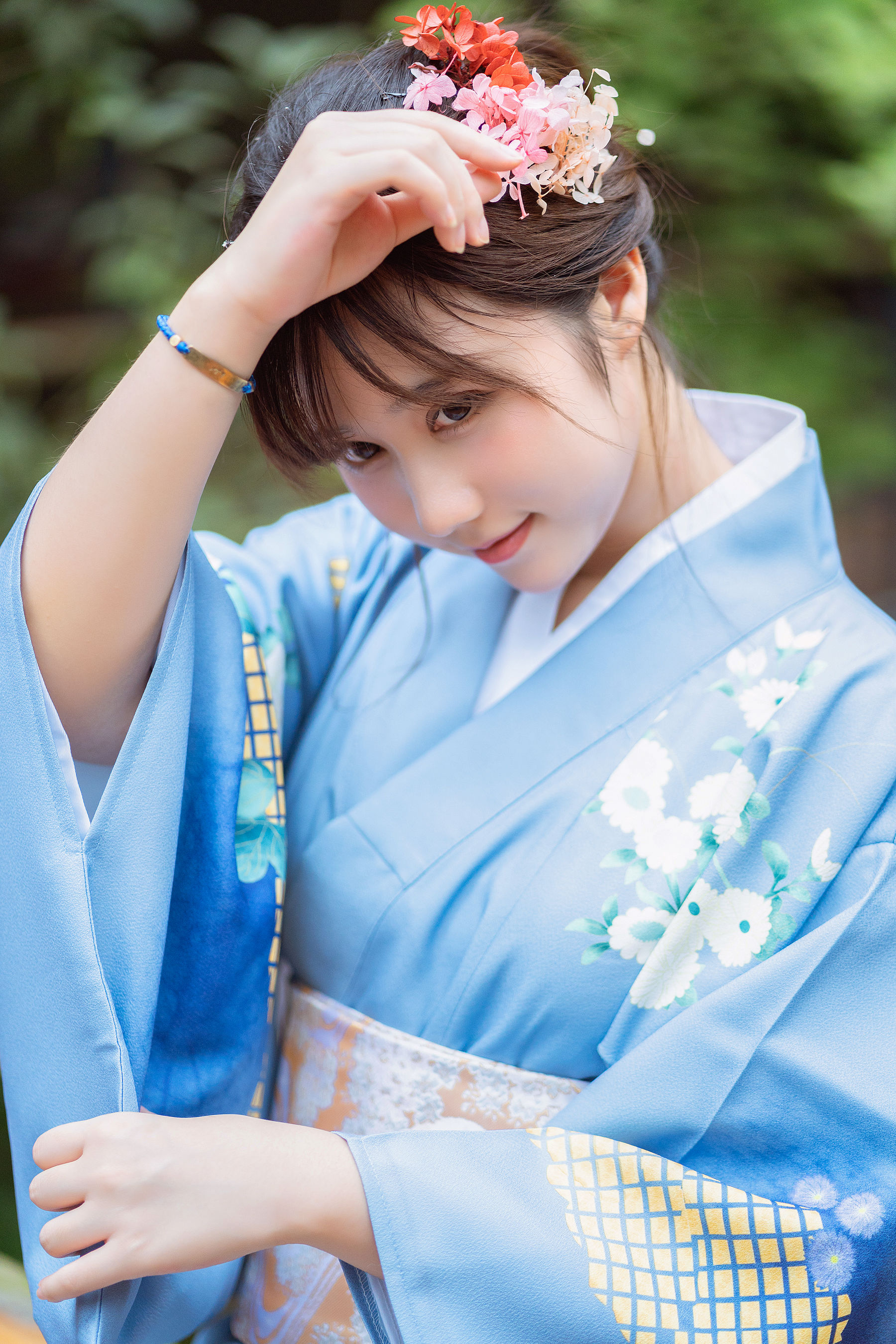 微博福利姬镜酱 私奔之和服-图3
