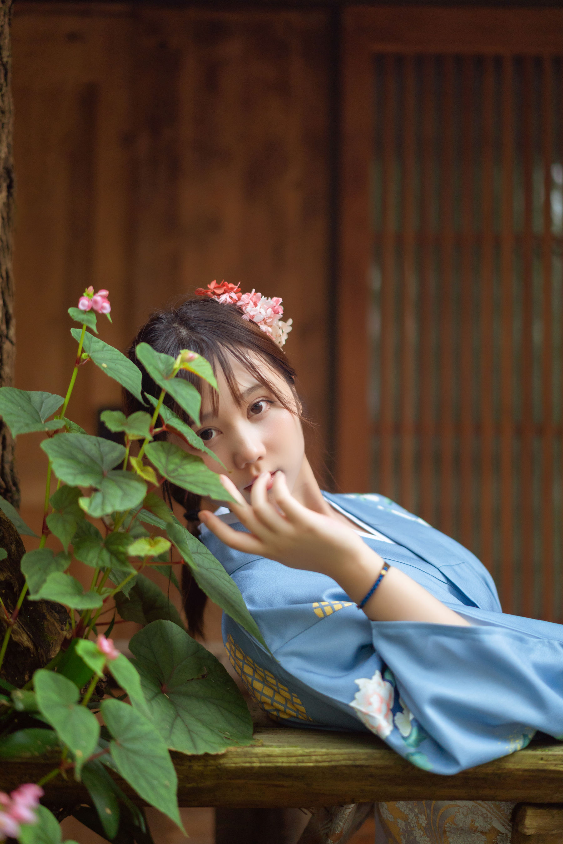 微博福利姬镜酱 私奔之和服-图8