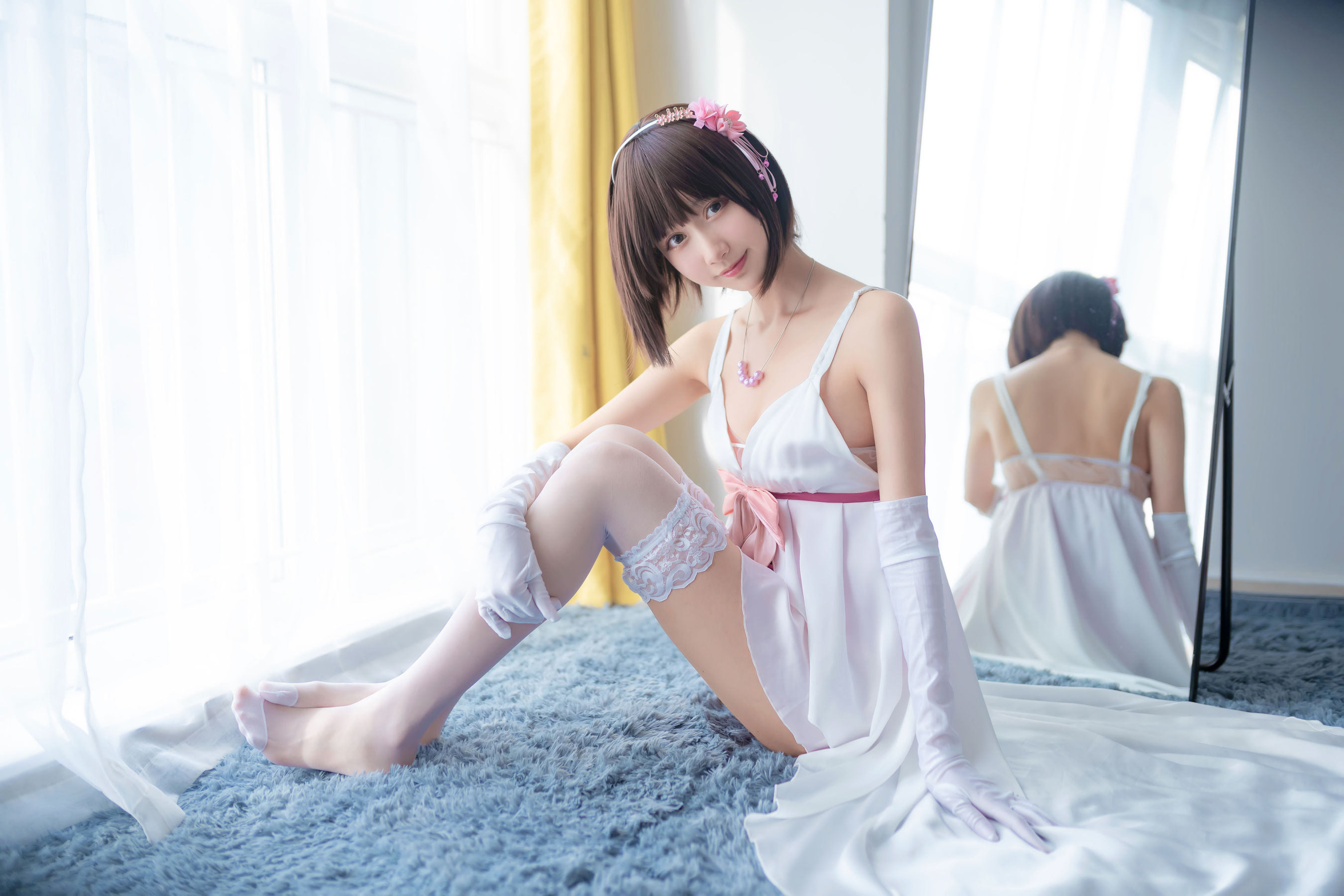 萌系小姐姐木绵绵OwO 加藤惠 礼服-图12