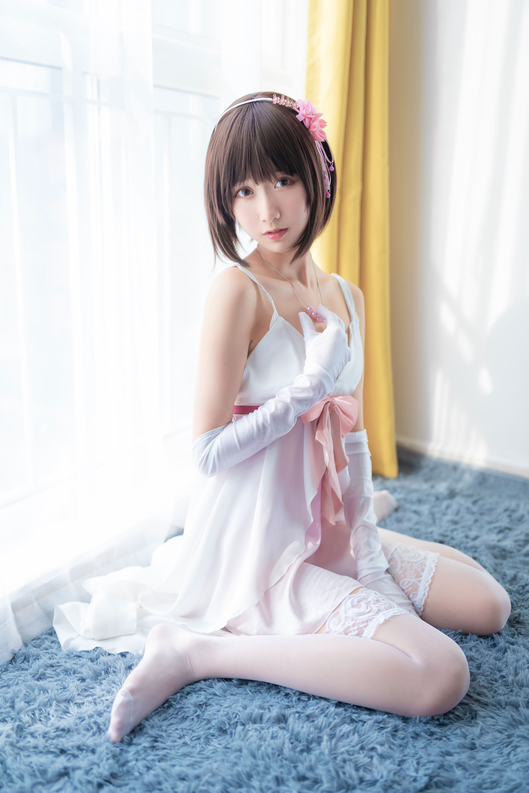 萌系小姐姐木绵绵OwO 加藤惠 礼服-图17