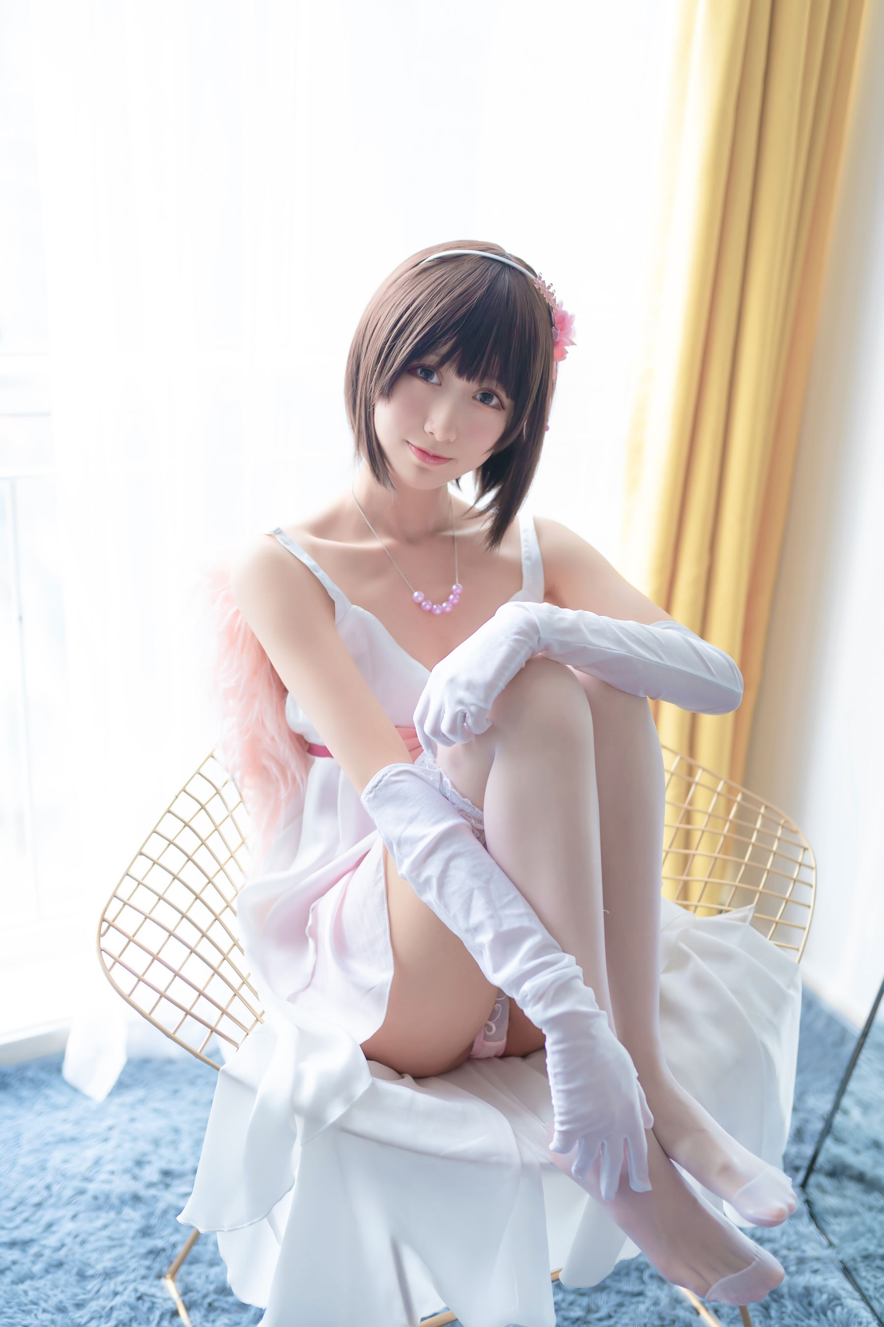 萌系小姐姐木绵绵OwO 加藤惠 礼服-图1