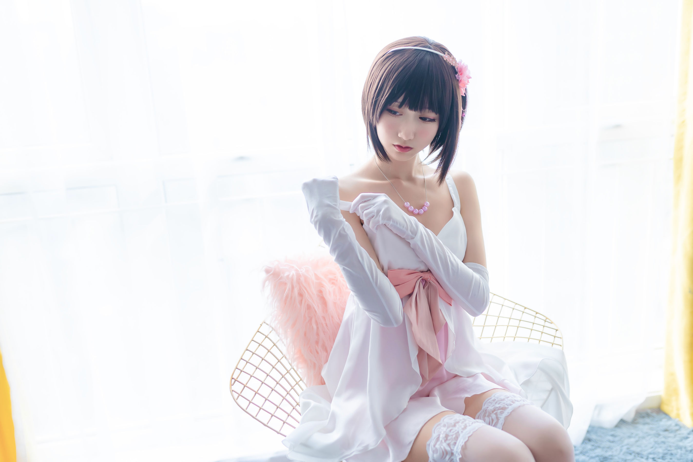 萌系小姐姐木绵绵OwO 加藤惠 礼服-图2