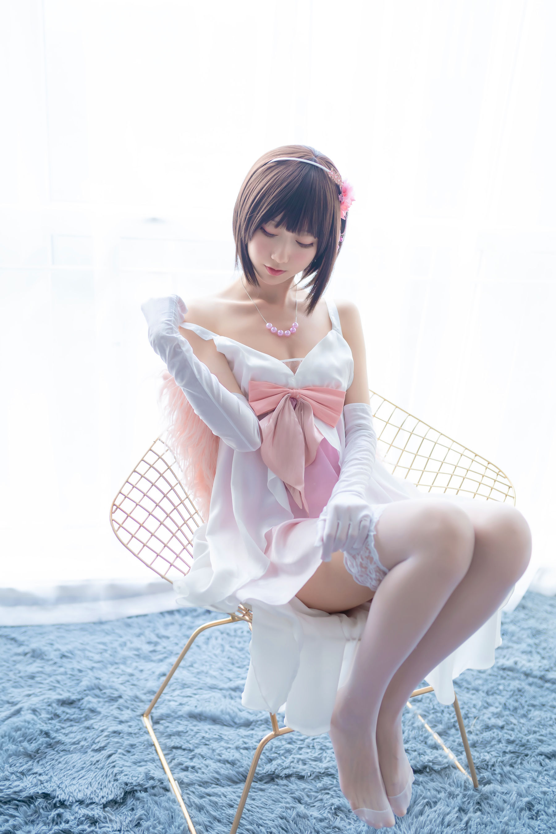 萌系小姐姐木绵绵OwO 加藤惠 礼服-图3