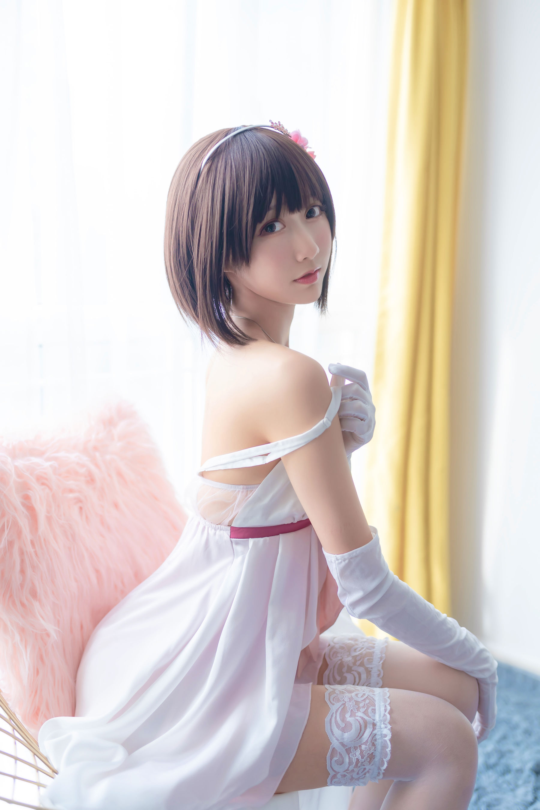 萌系小姐姐木绵绵OwO 加藤惠 礼服-图4