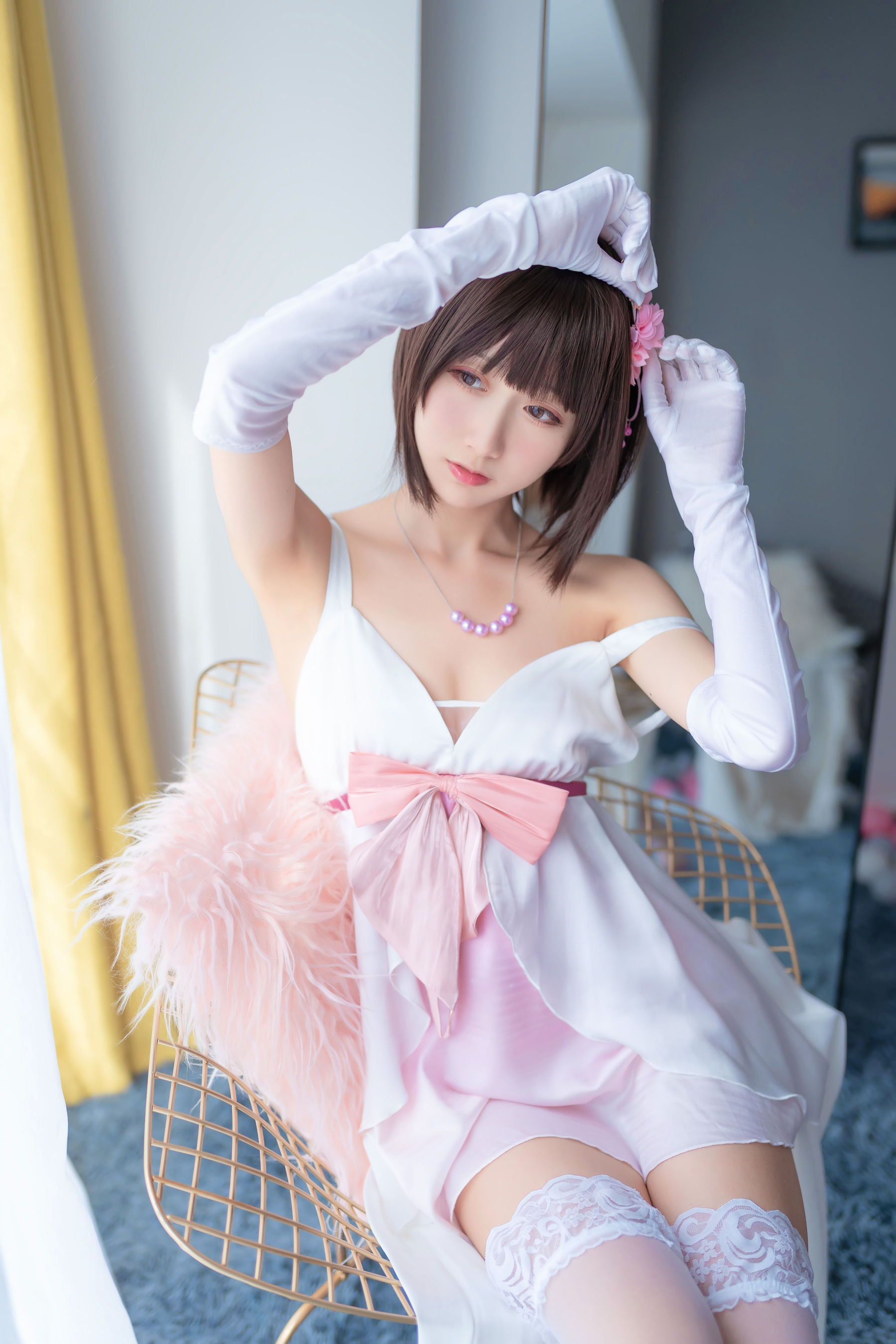萌系小姐姐木绵绵OwO 加藤惠 礼服-图5