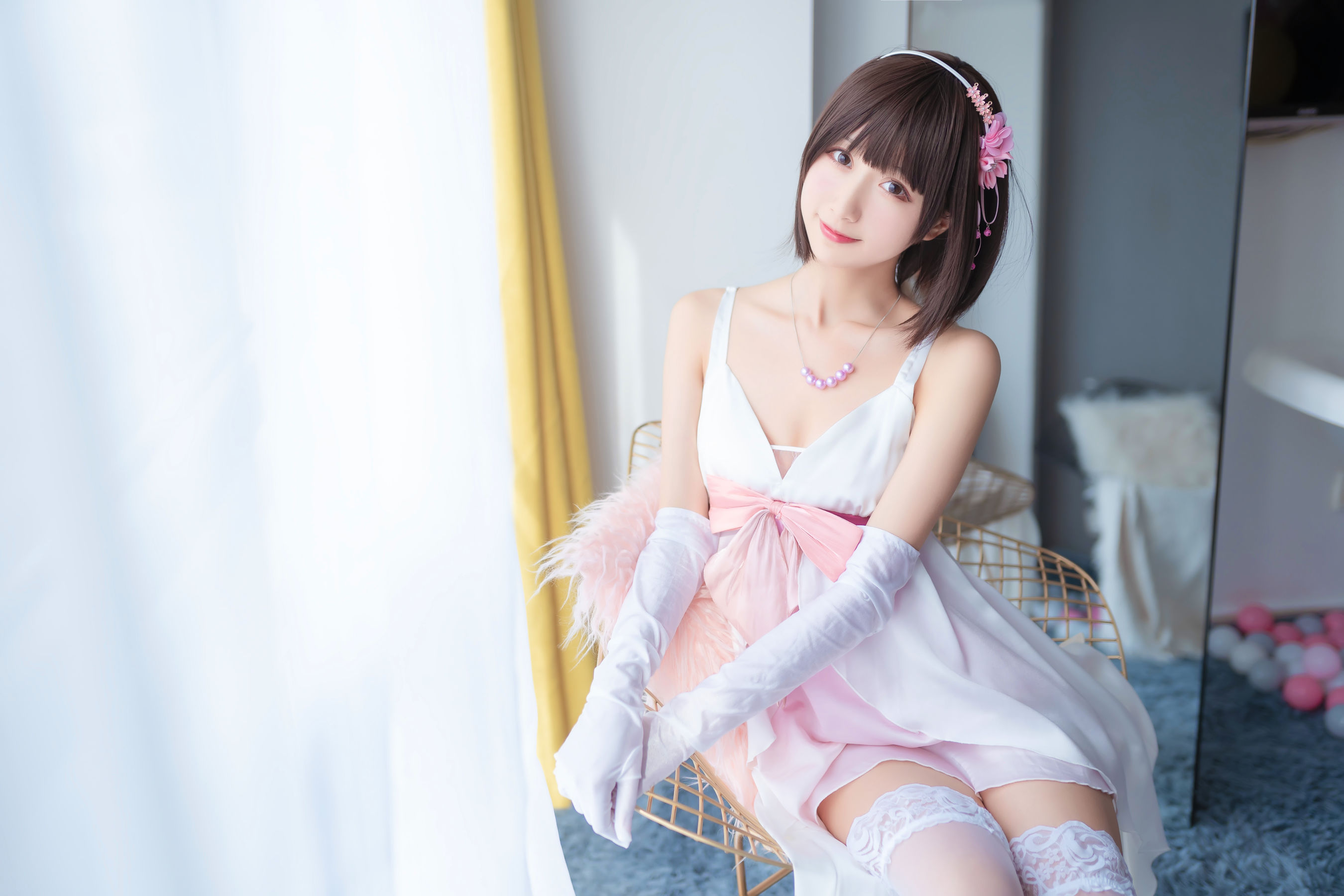 萌系小姐姐木绵绵OwO 加藤惠 礼服-图6