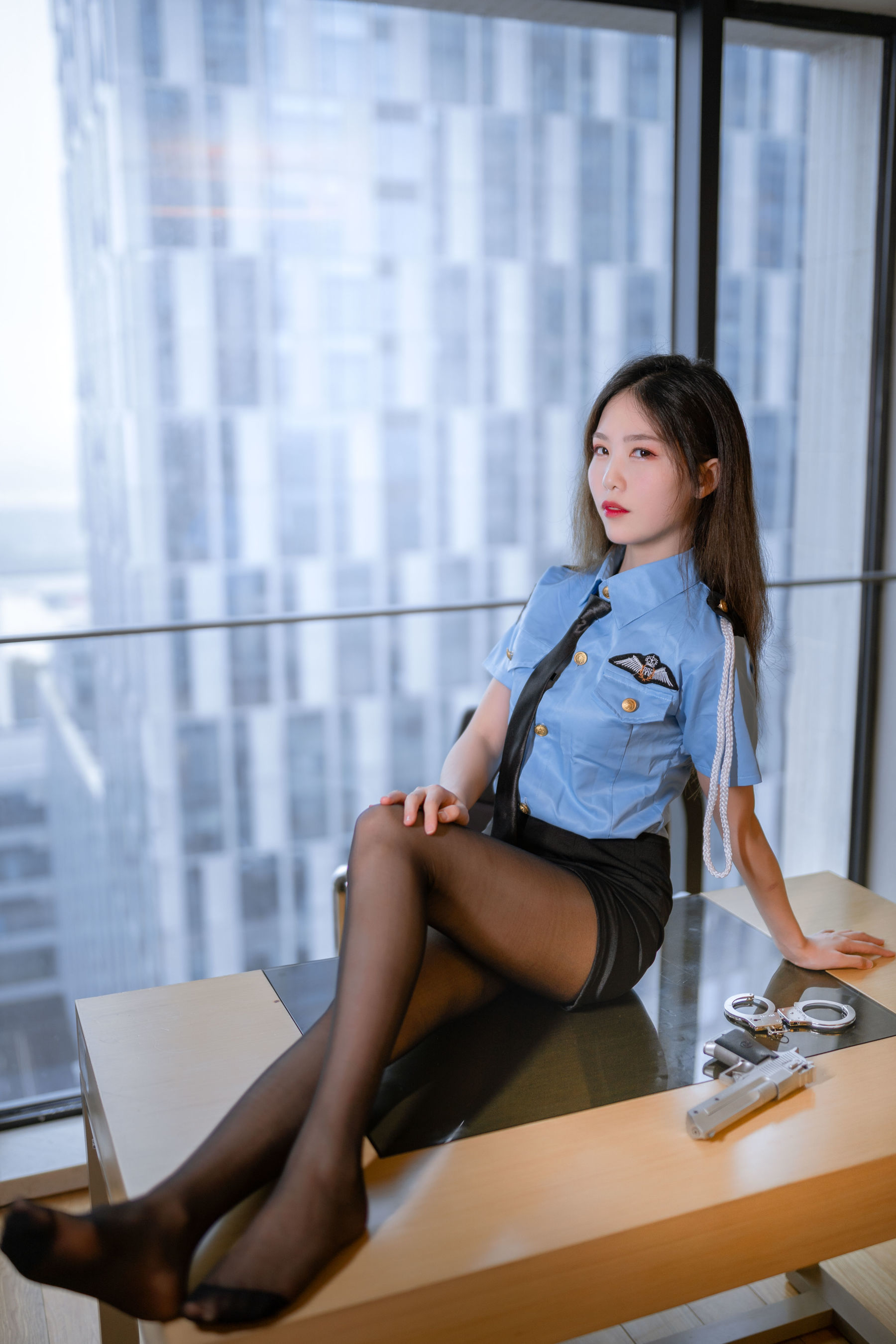 抖娘-利世图集 女警-图3