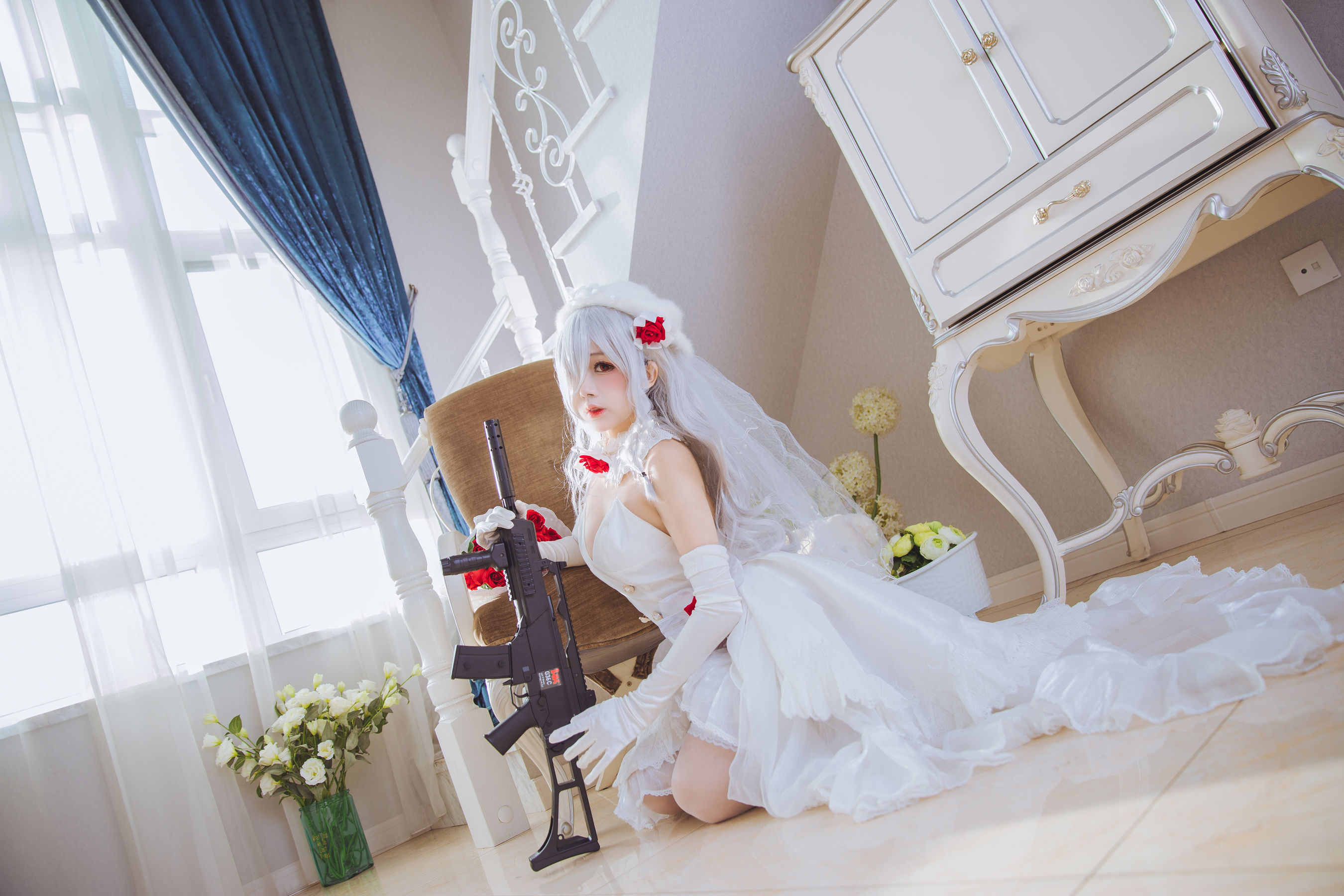 Cosplay日奈娇 g36c 礼服-图9