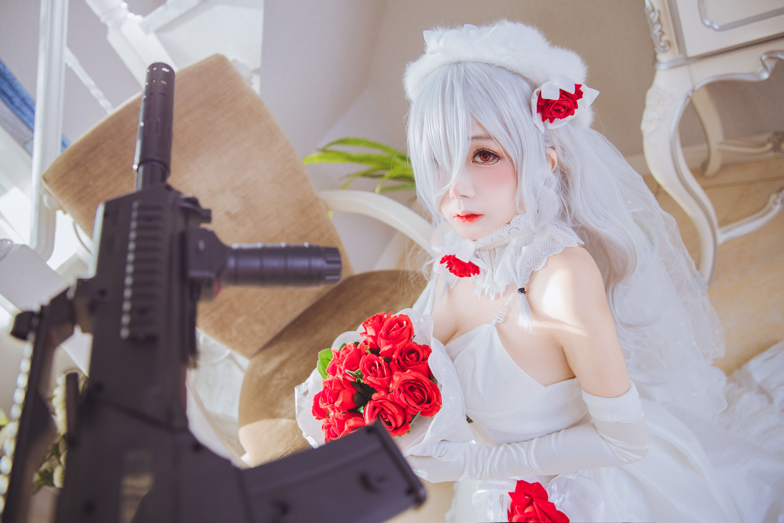 Cosplay日奈娇 g36c 礼服-图10