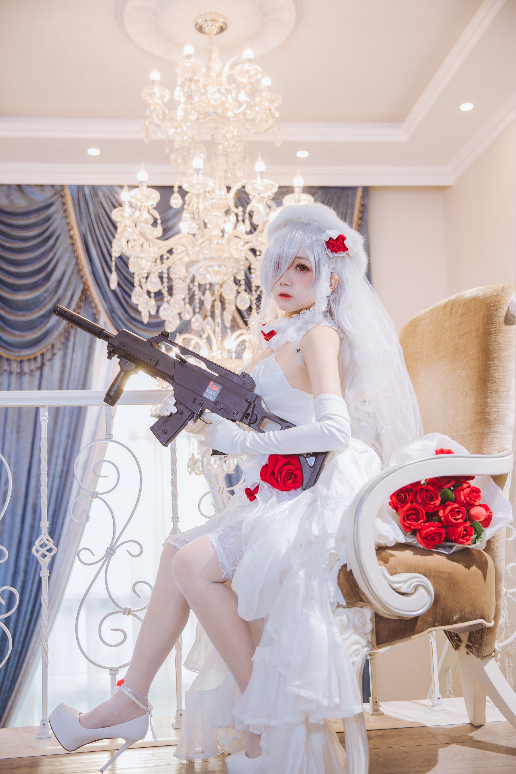 Cosplay日奈娇 g36c 礼服-图31