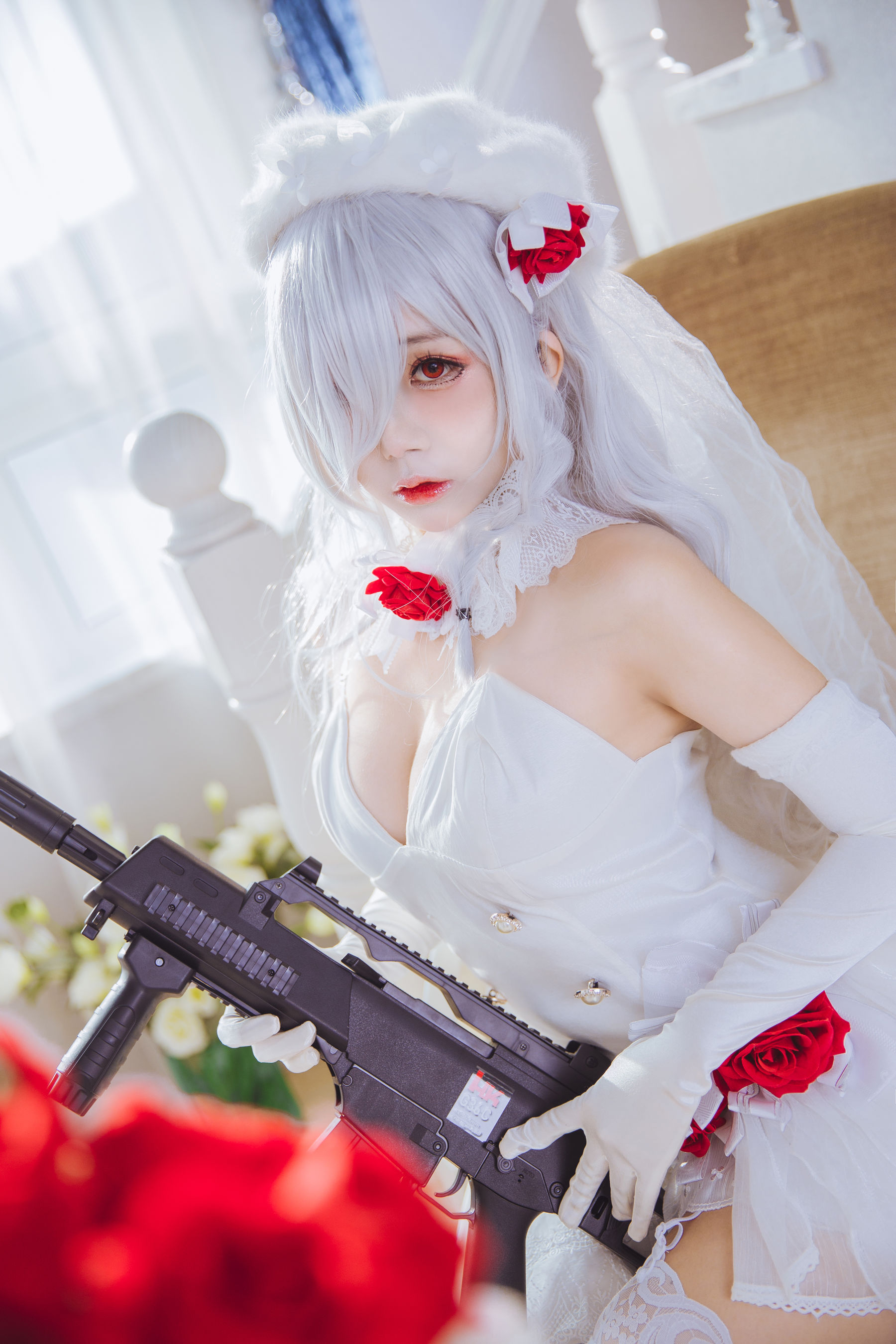 Cosplay日奈娇 g36c 礼服-图3