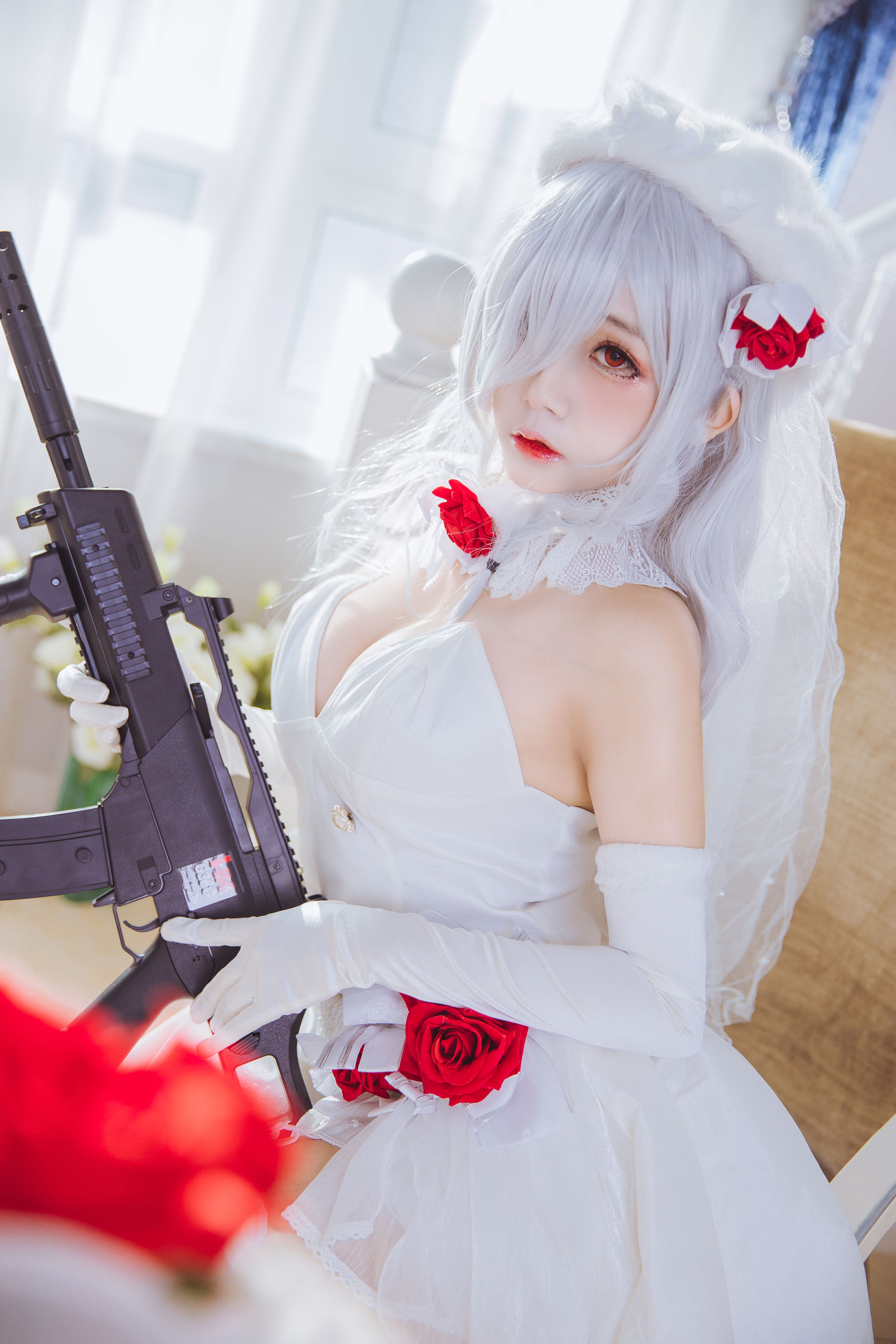 Cosplay日奈娇 g36c 礼服-图4