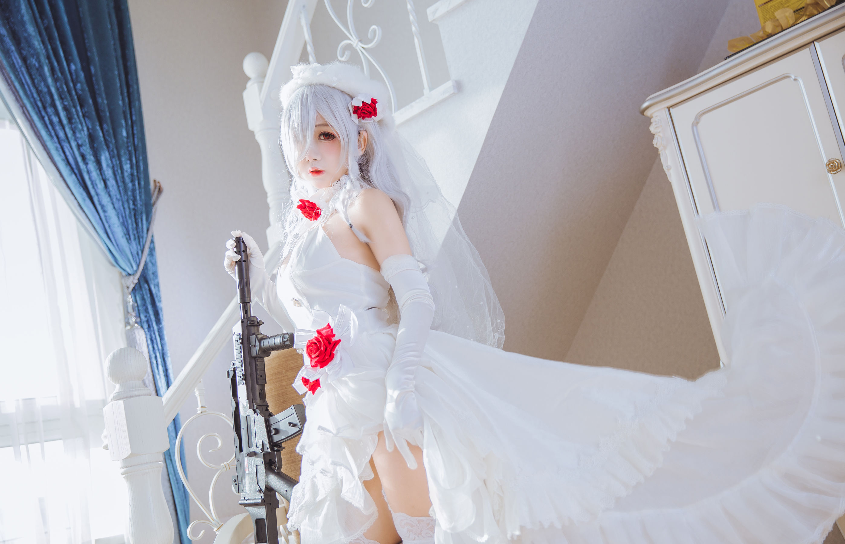 Cosplay日奈娇 g36c 礼服-图5