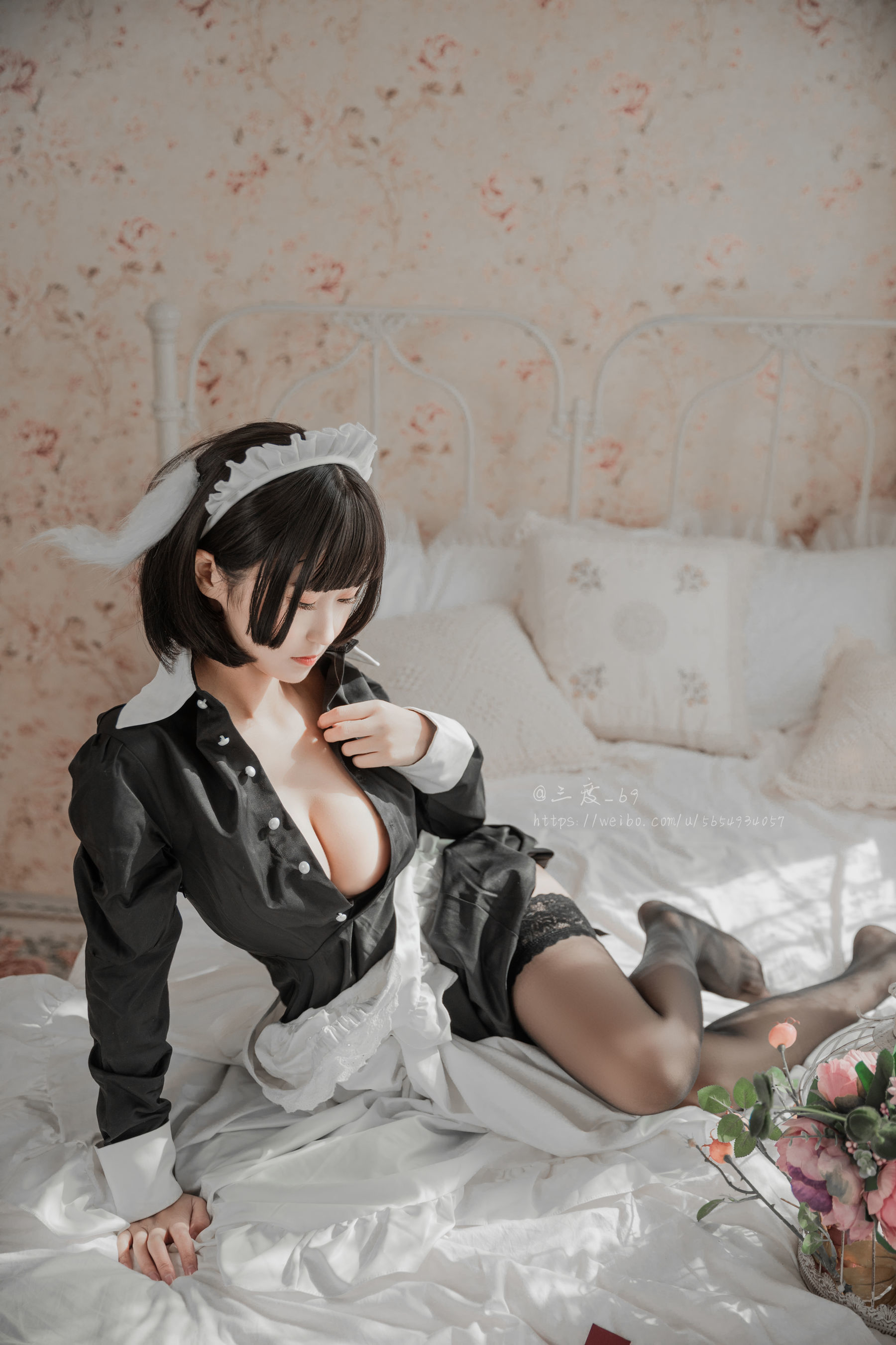 微博妹子三度_69 兔耳女仆-图15