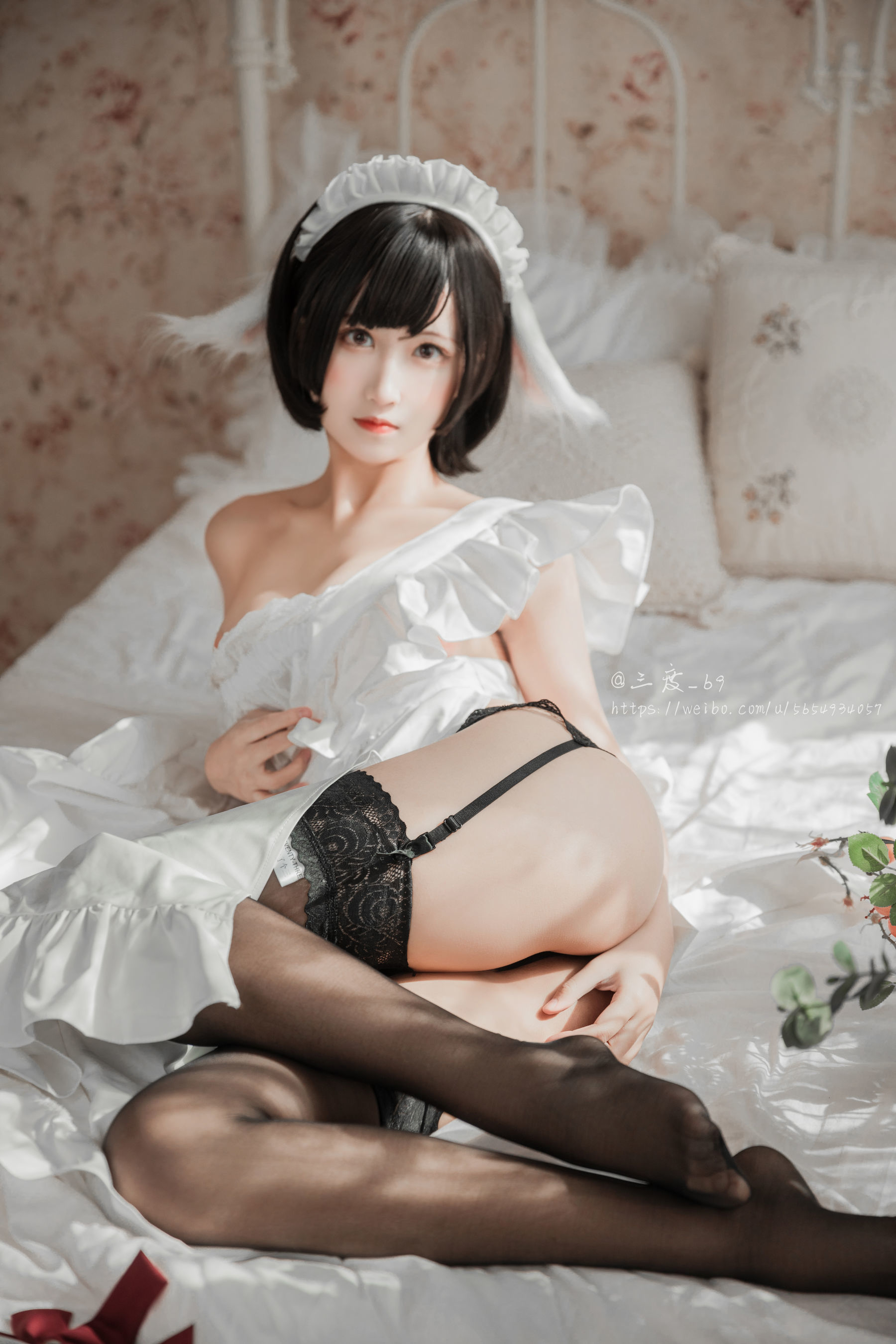 微博妹子三度_69 兔耳女仆-图21