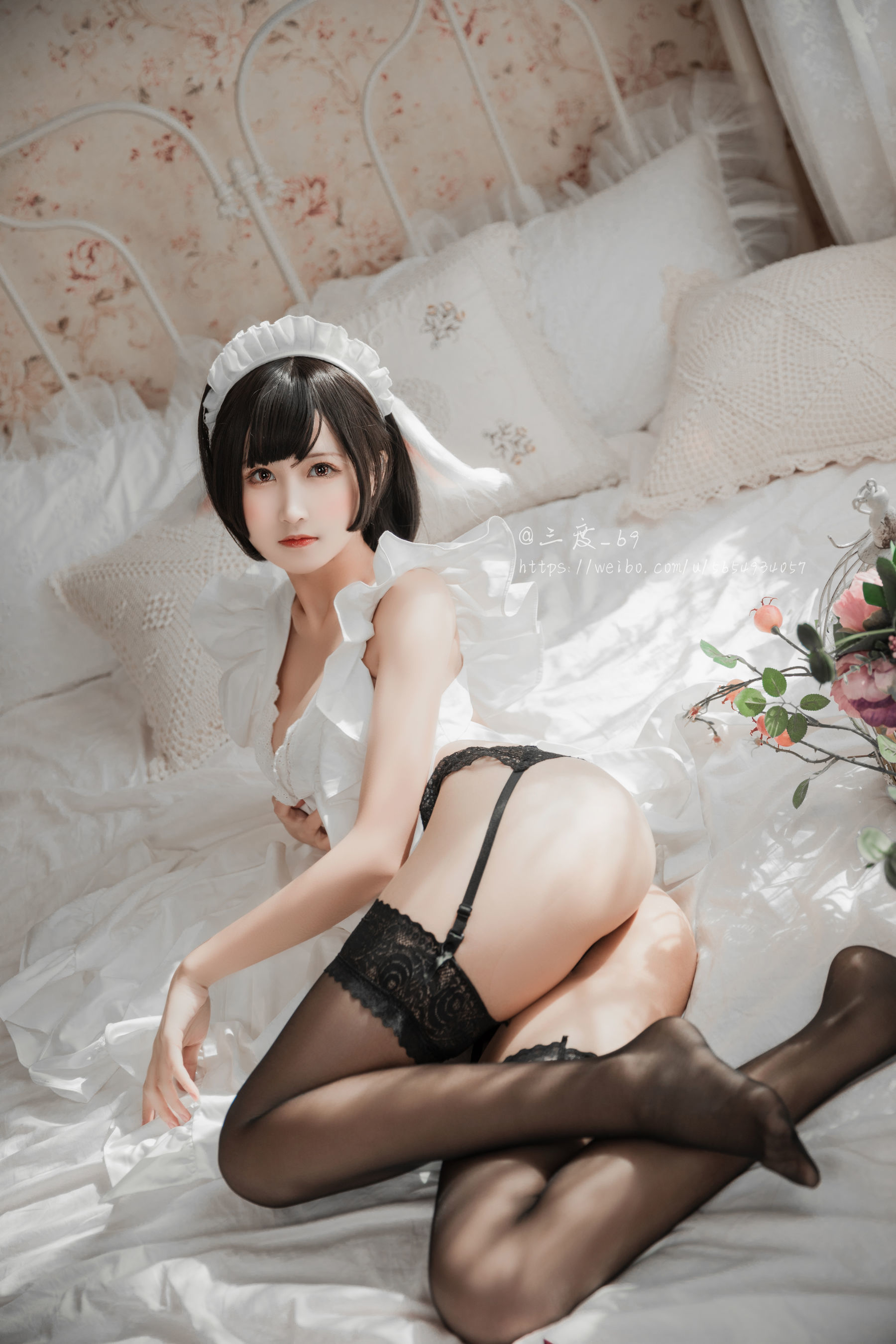 微博妹子三度_69 兔耳女仆-图23
