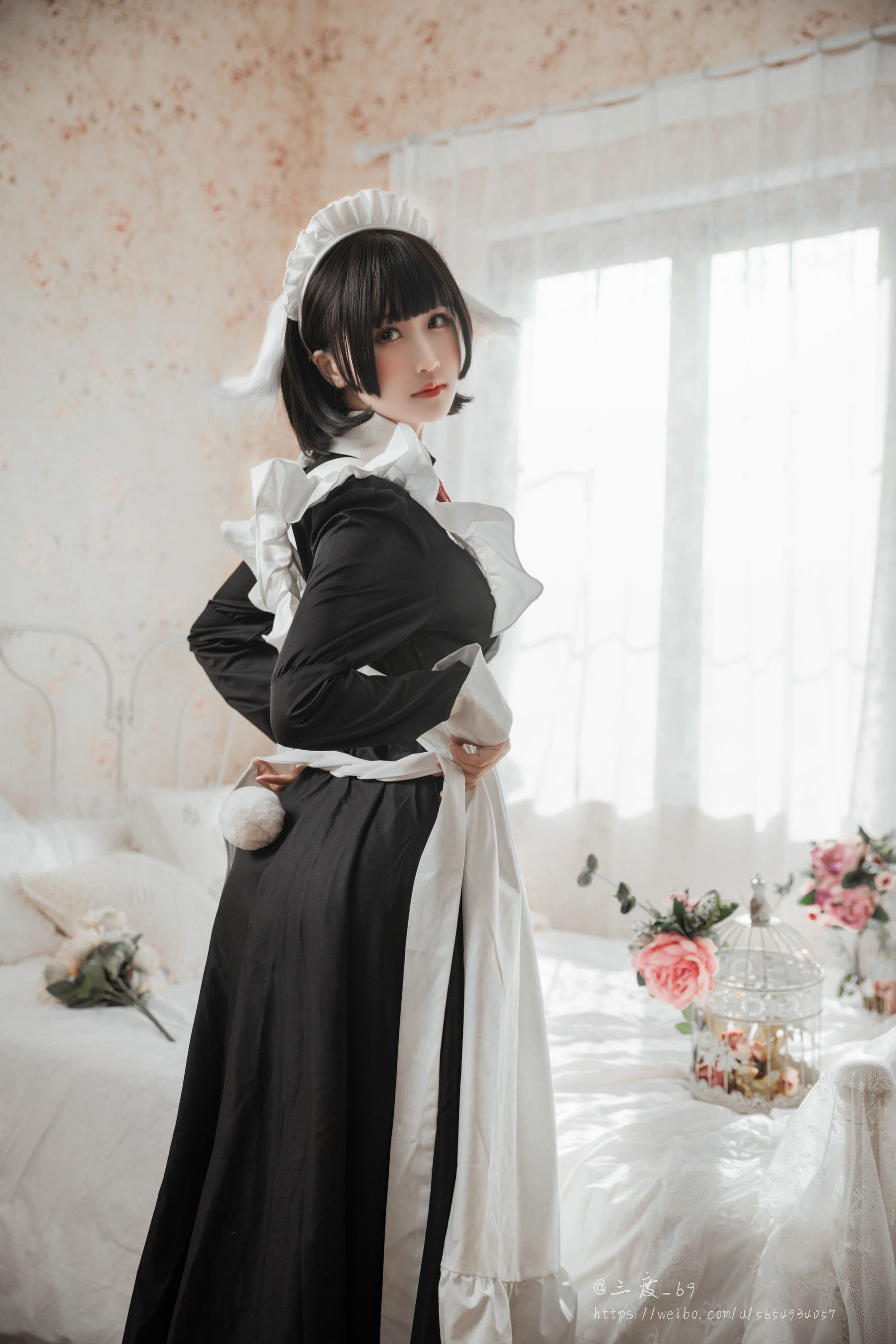 微博妹子三度_69 兔耳女仆-图7