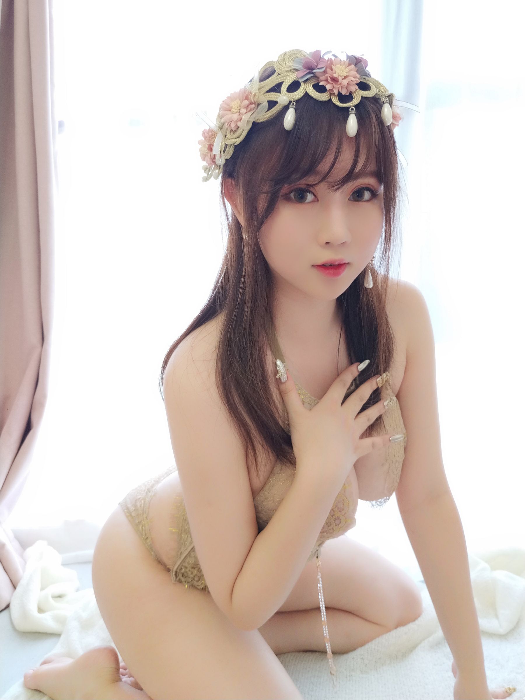 蜜桃少女是依酱呀 睡衣-图13