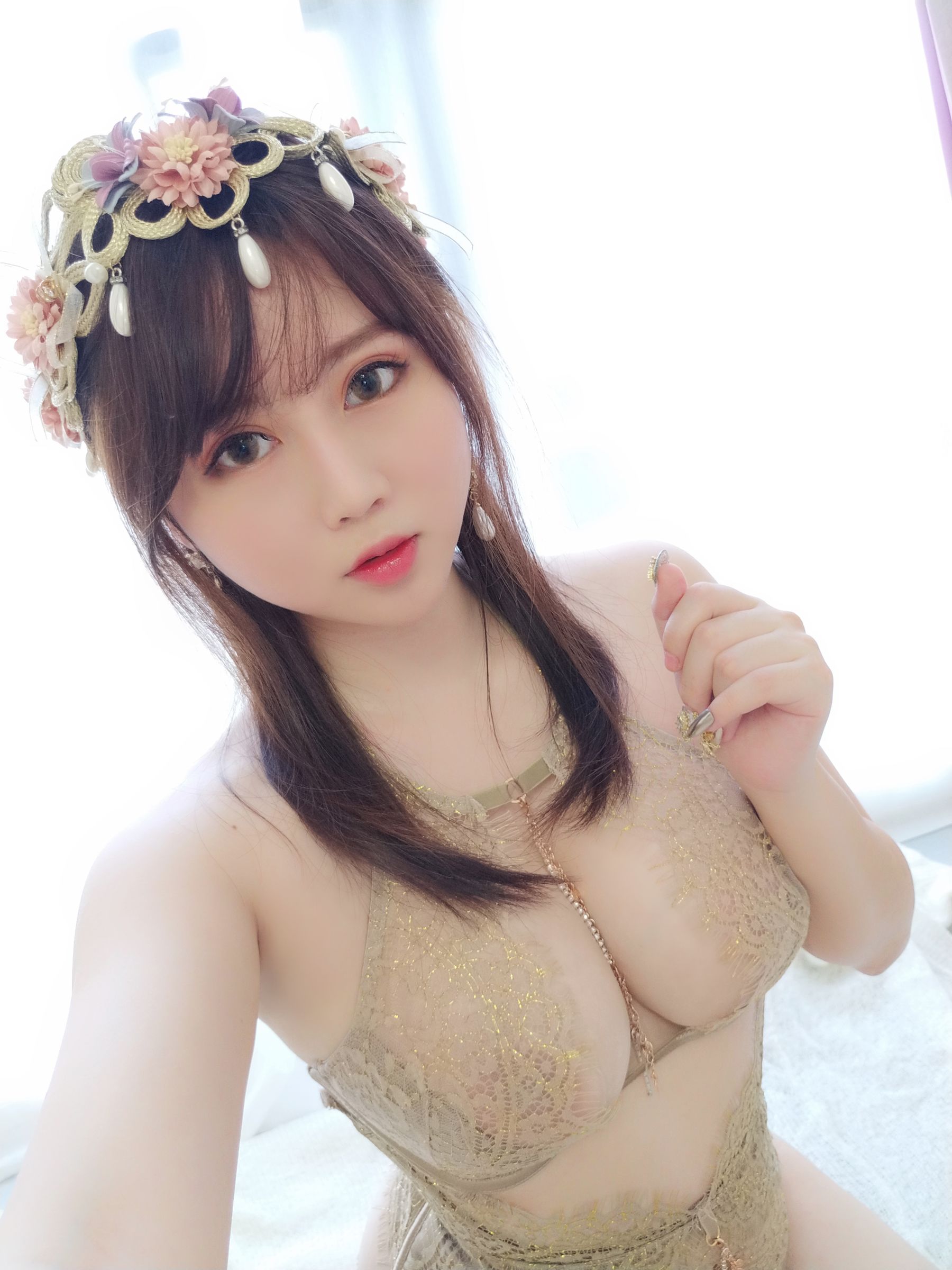 蜜桃少女是依酱呀 睡衣-图19