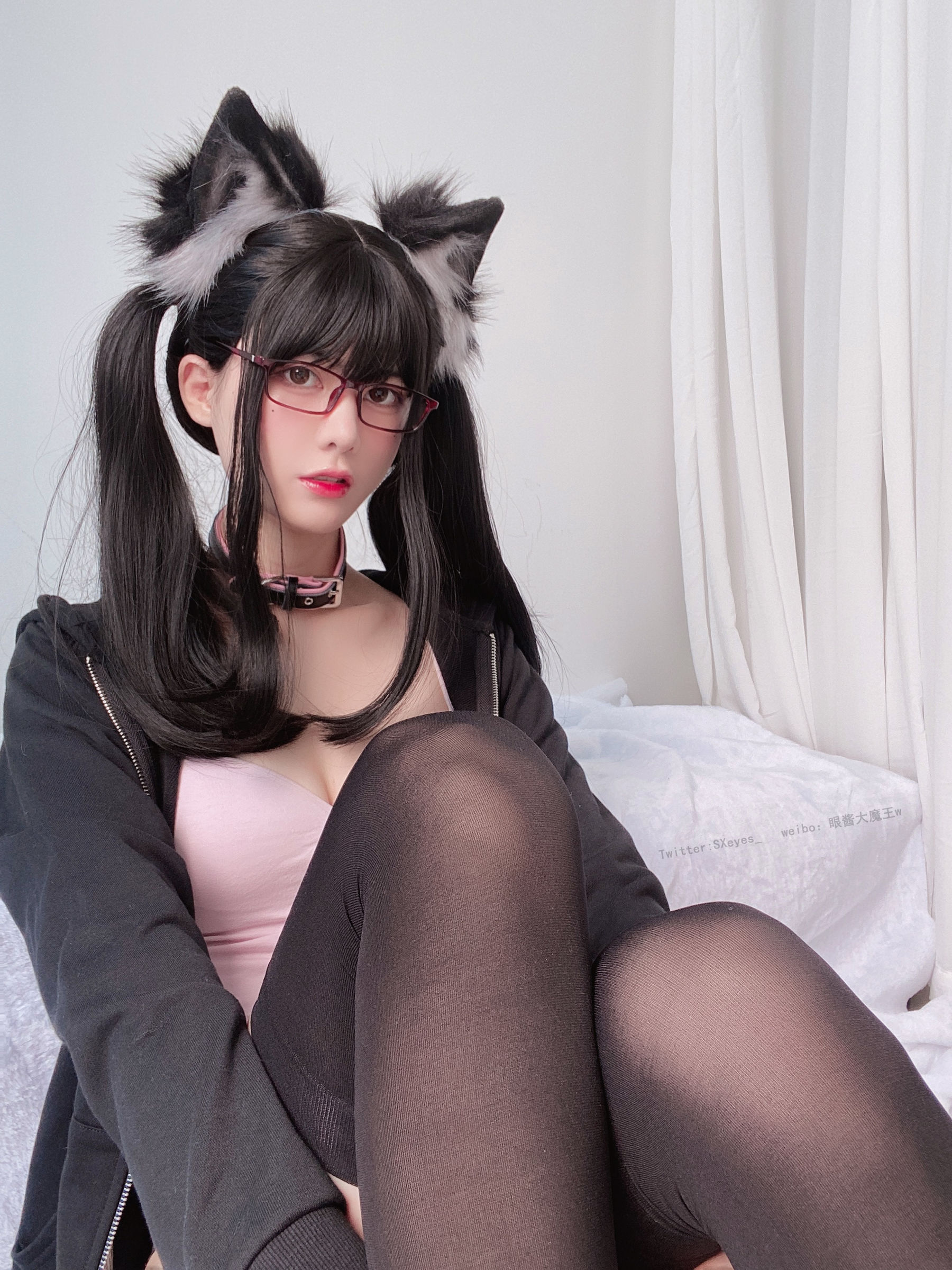 萌妹子眼酱大魔王w 黑狐-图11