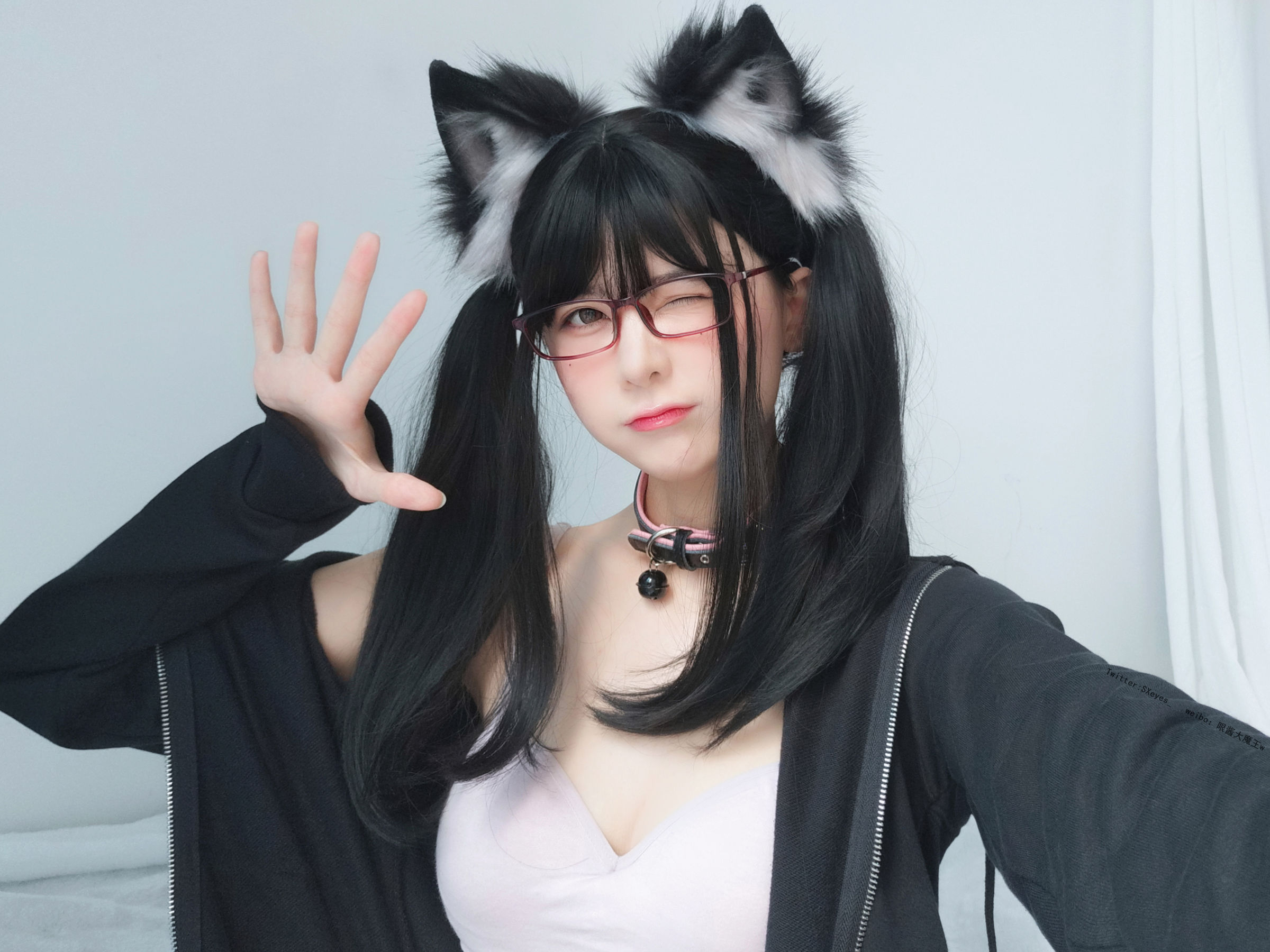 萌妹子眼酱大魔王w 黑狐-图12