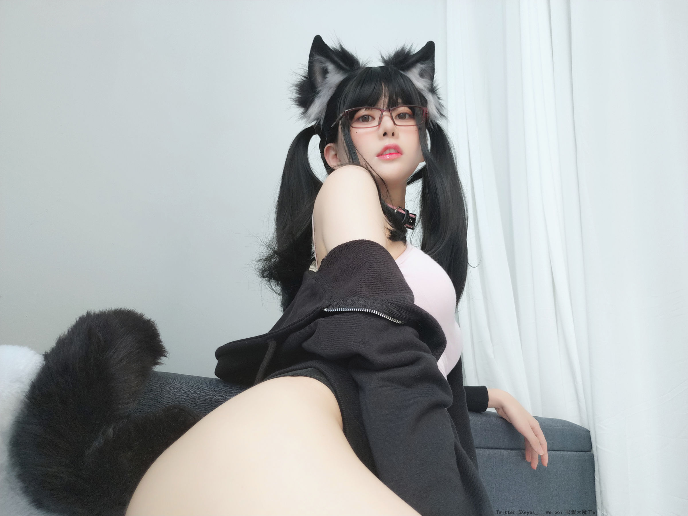 萌妹子眼酱大魔王w 黑狐-图17