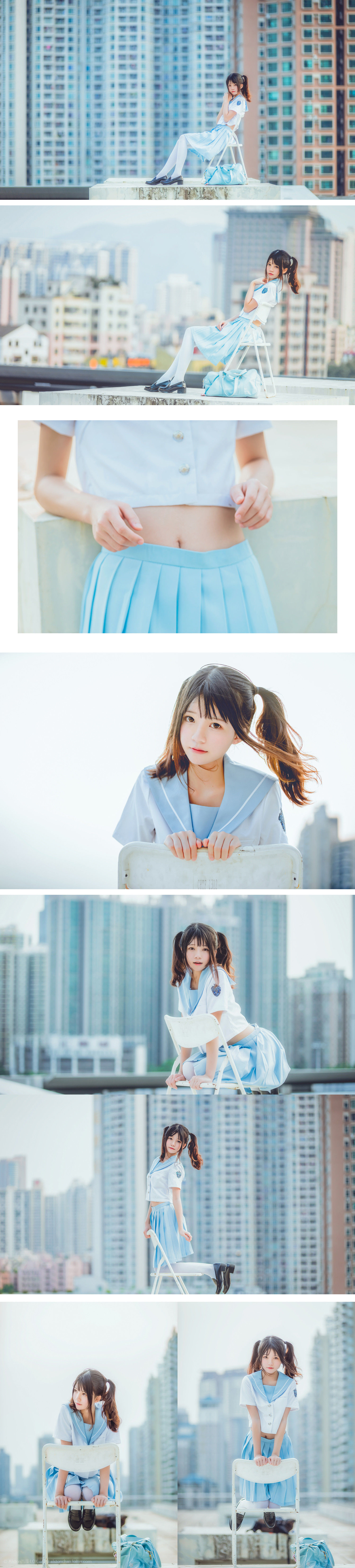 桜桃喵 穿制服的样子-图5