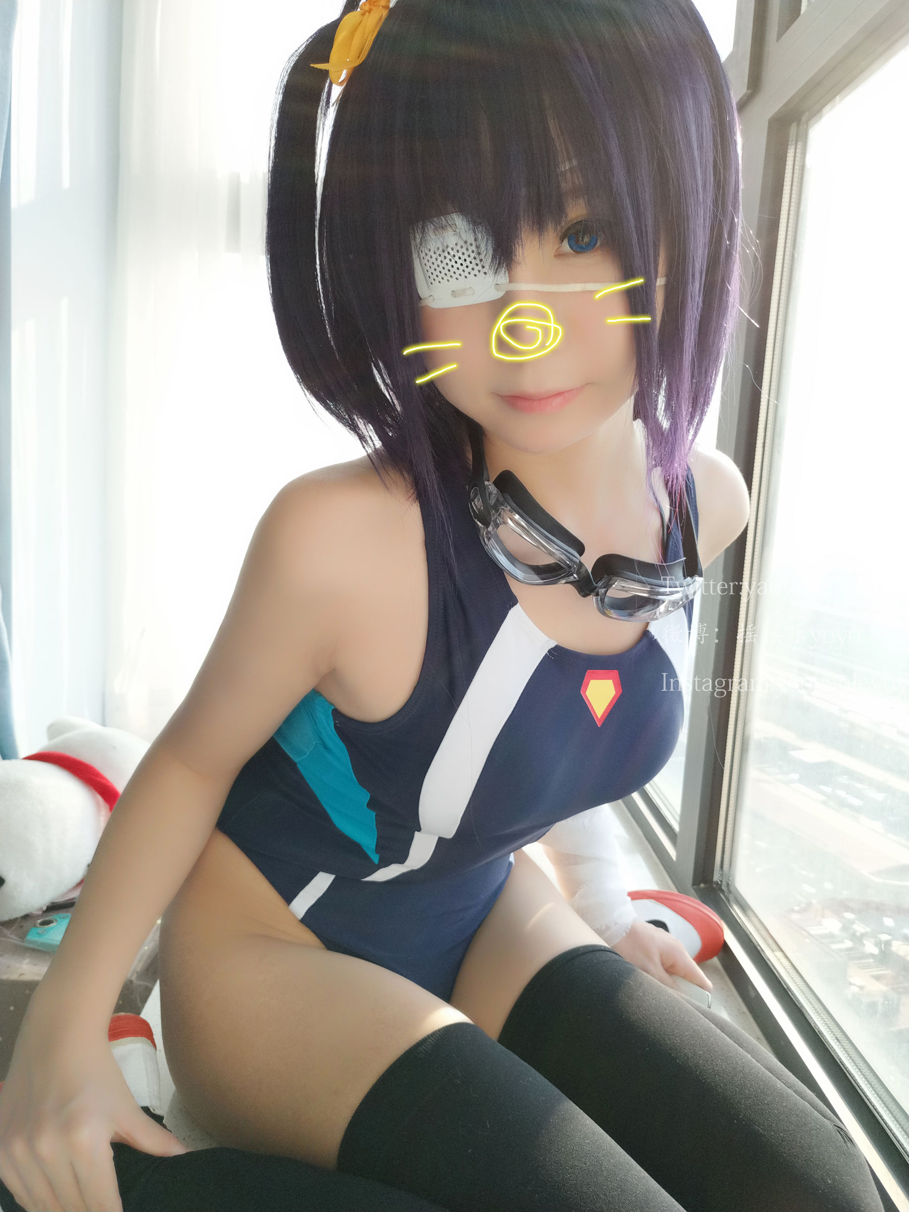 萌妹子Coser摇摇乐yoyo 六花-图59