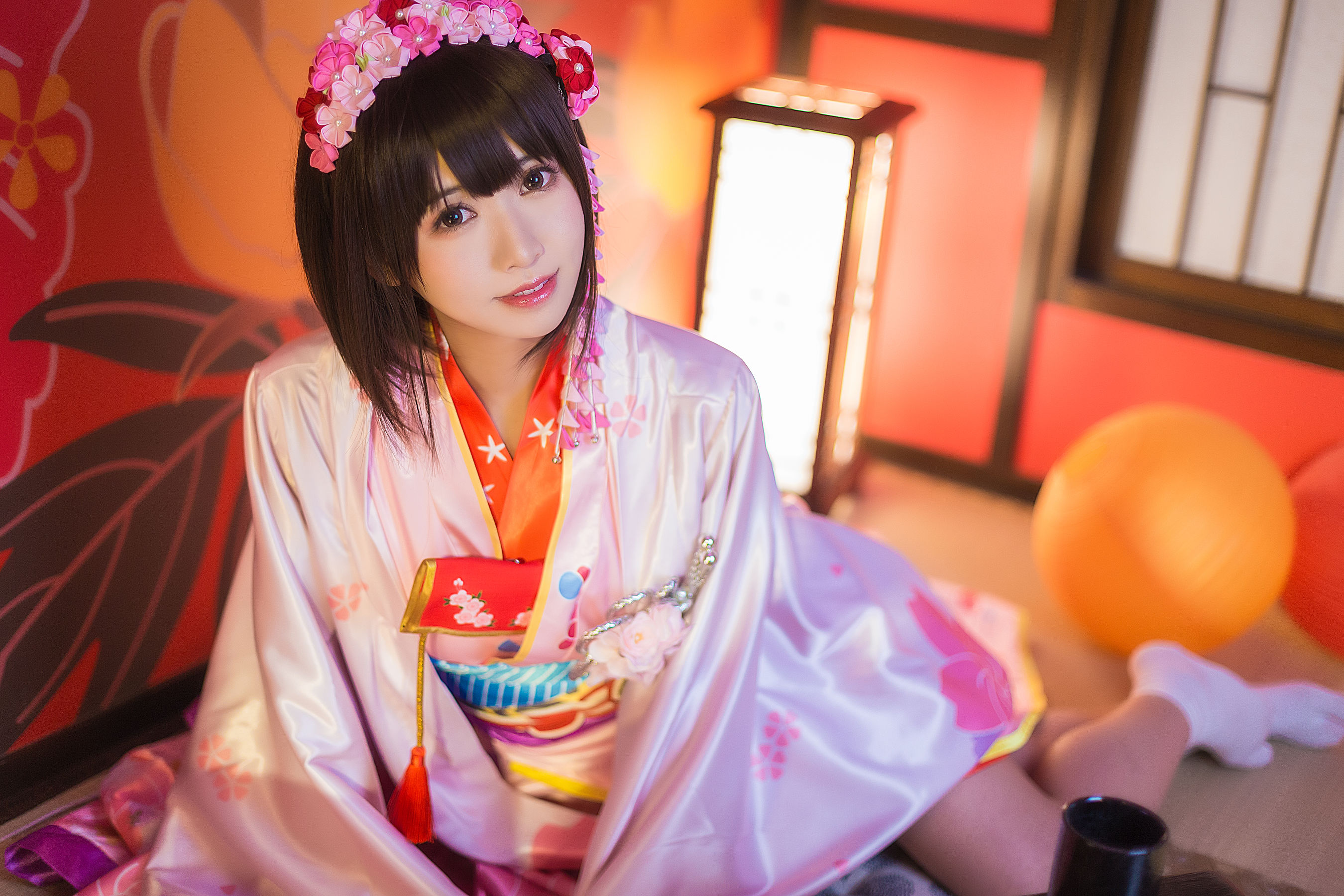 超人气Coser鳗鱼霏儿 圣人惠 和服-图9