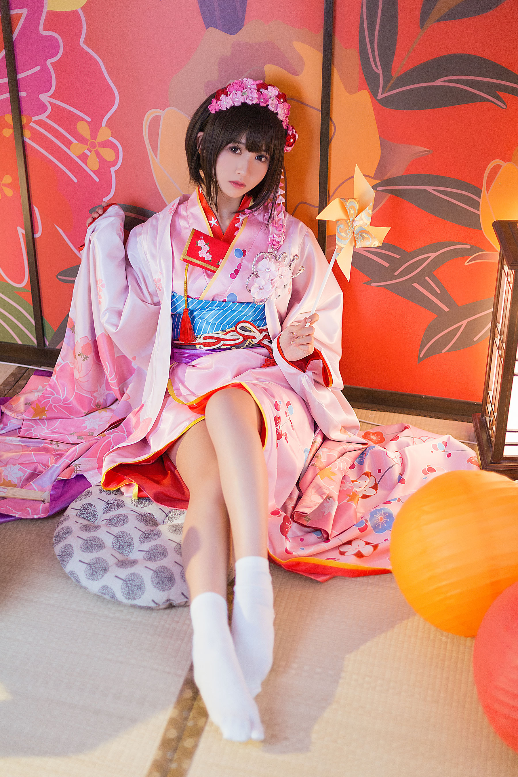 超人气Coser鳗鱼霏儿 圣人惠 和服-图10