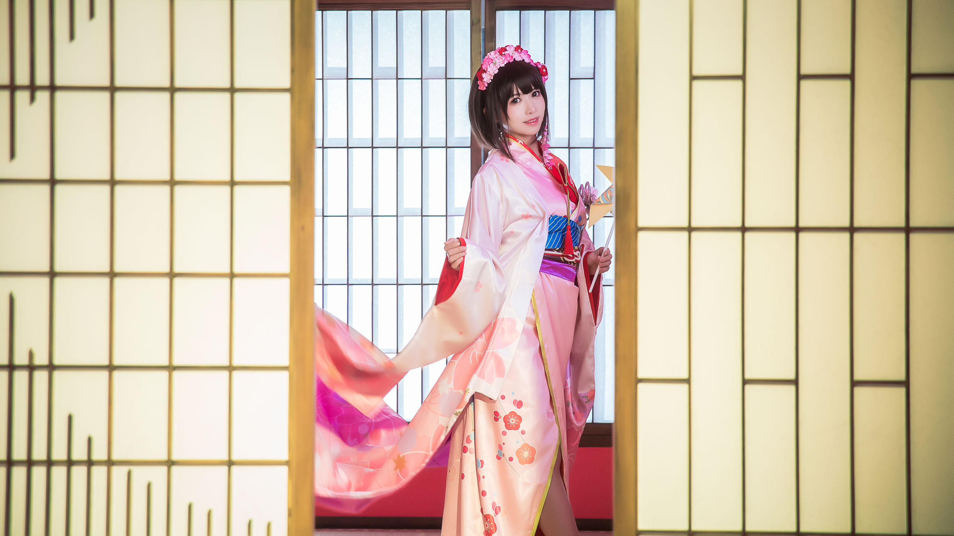 超人气Coser鳗鱼霏儿 圣人惠 和服-图11