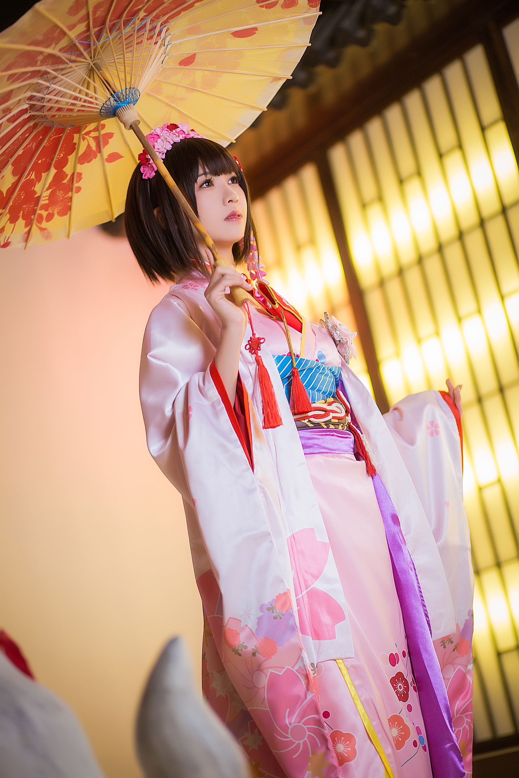 超人气Coser鳗鱼霏儿 圣人惠 和服-图1