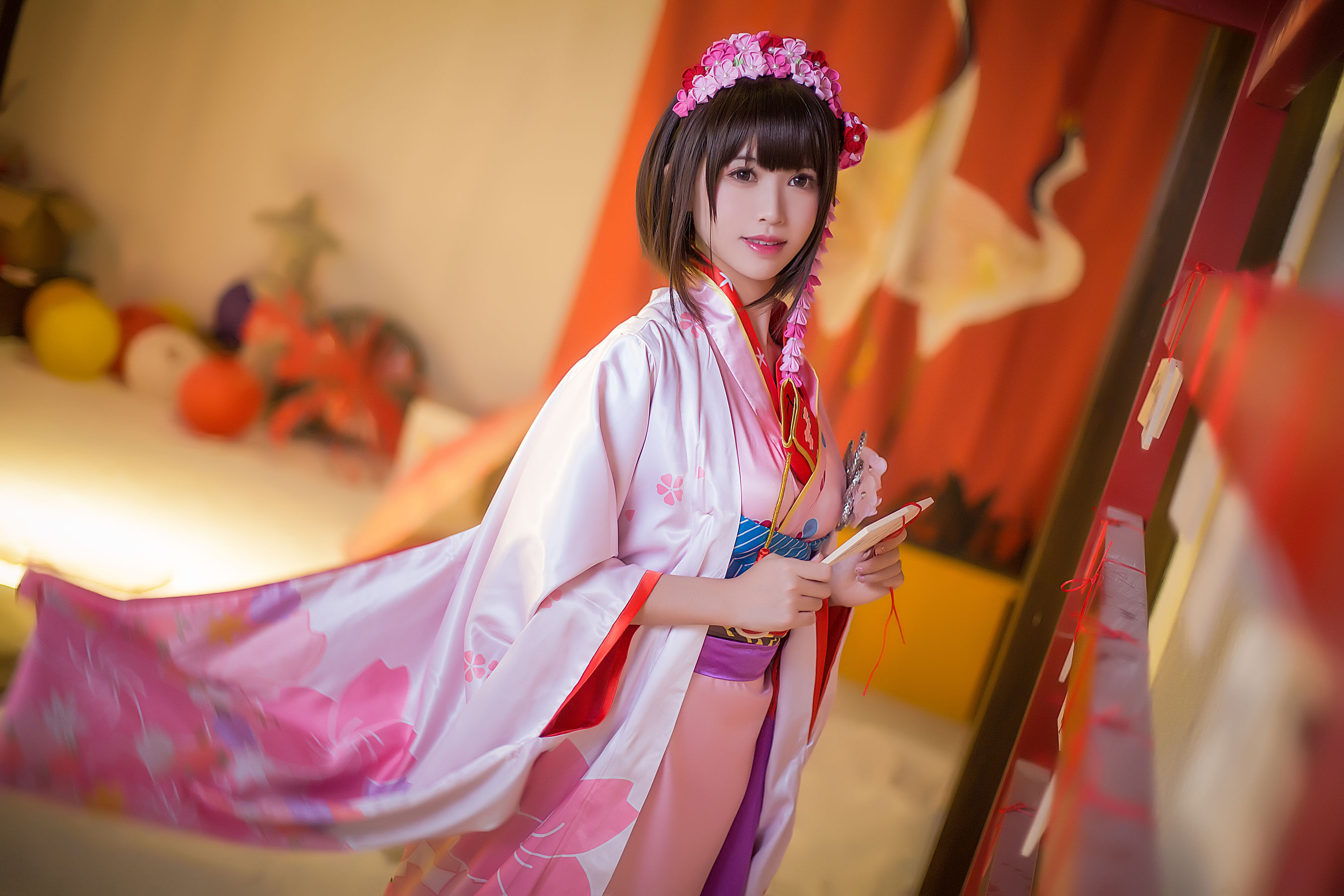 超人气Coser鳗鱼霏儿 圣人惠 和服-图2