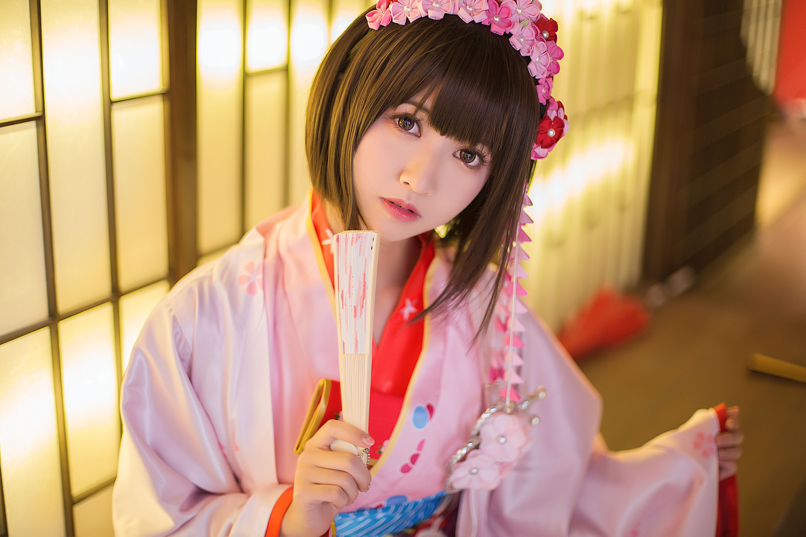 超人气Coser鳗鱼霏儿 圣人惠 和服-图3