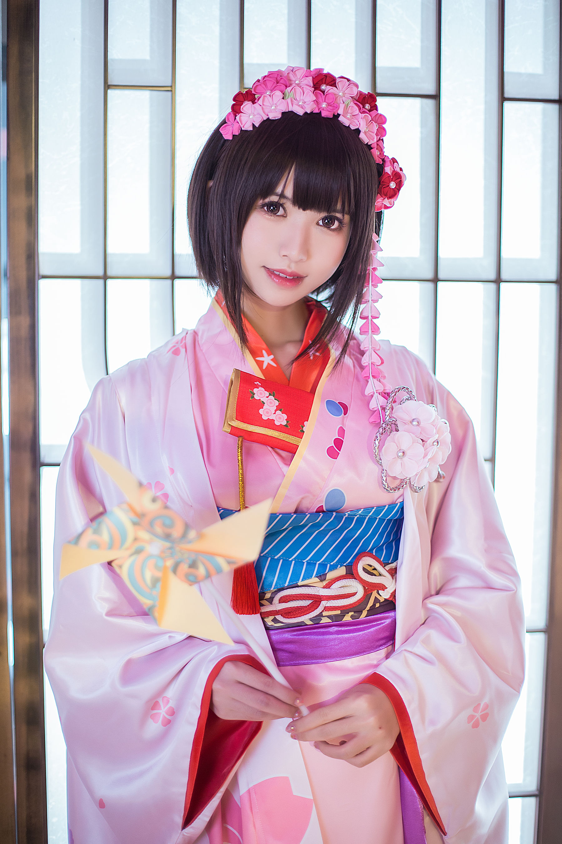 超人气Coser鳗鱼霏儿 圣人惠 和服-图5