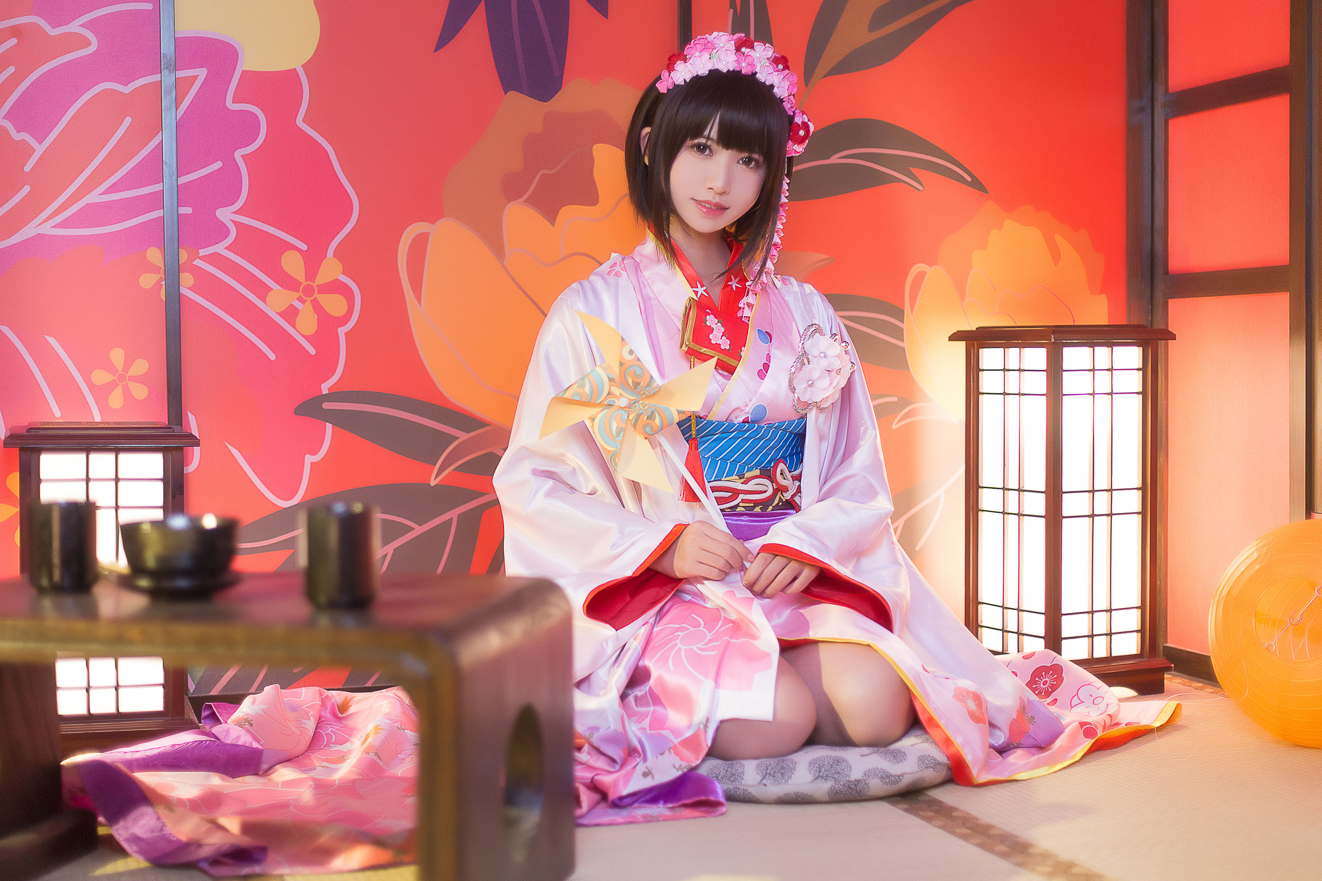 超人气Coser鳗鱼霏儿 圣人惠 和服-图6
