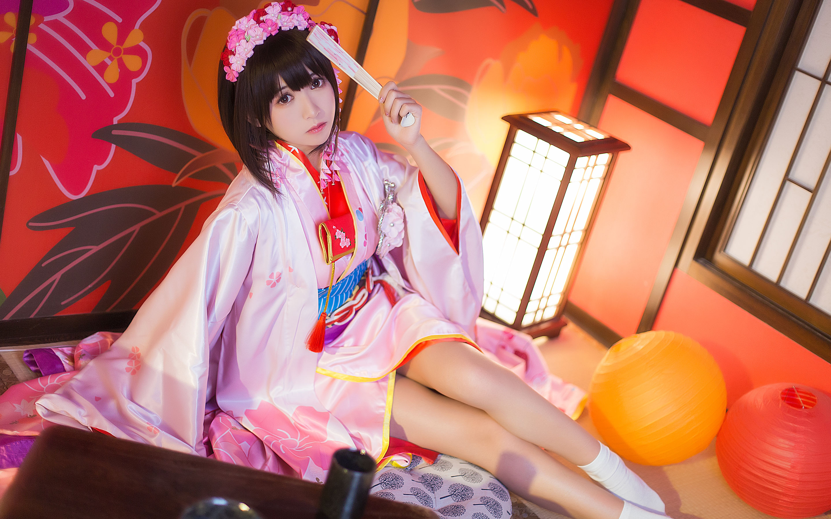 超人气Coser鳗鱼霏儿 圣人惠 和服-图8