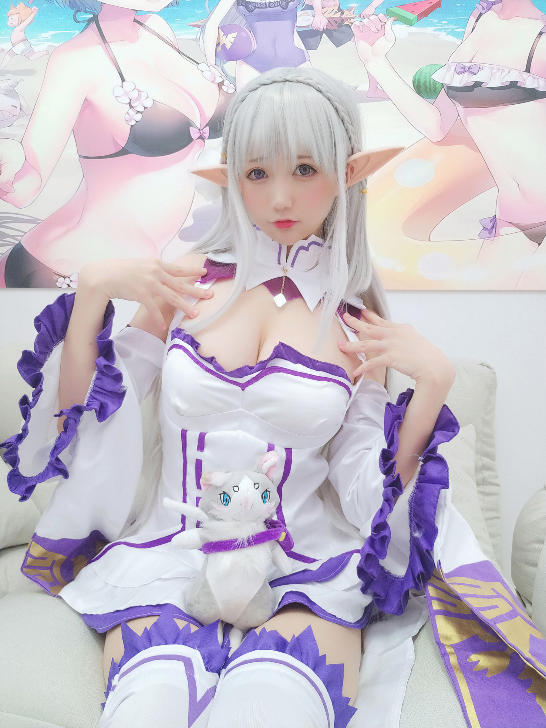NAGISA魔物喵 自摄系列 No.005 艾米莉亚-图10