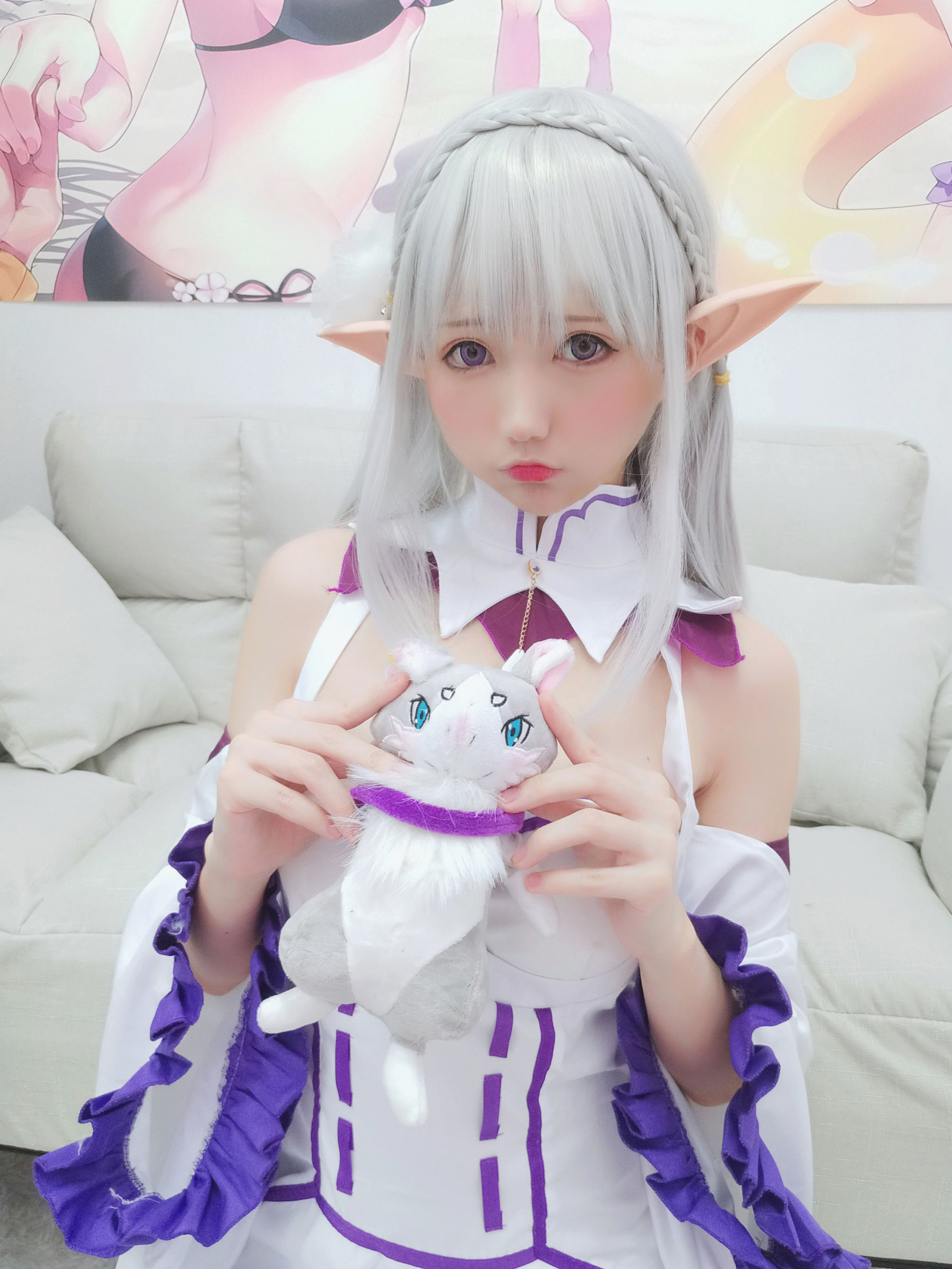 NAGISA魔物喵 自摄系列 No.005 艾米莉亚-图1
