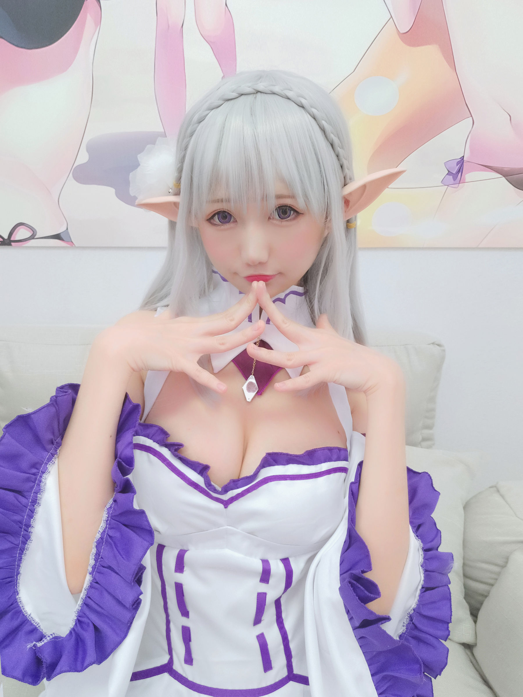 NAGISA魔物喵 自摄系列 No.005 艾米莉亚-图3