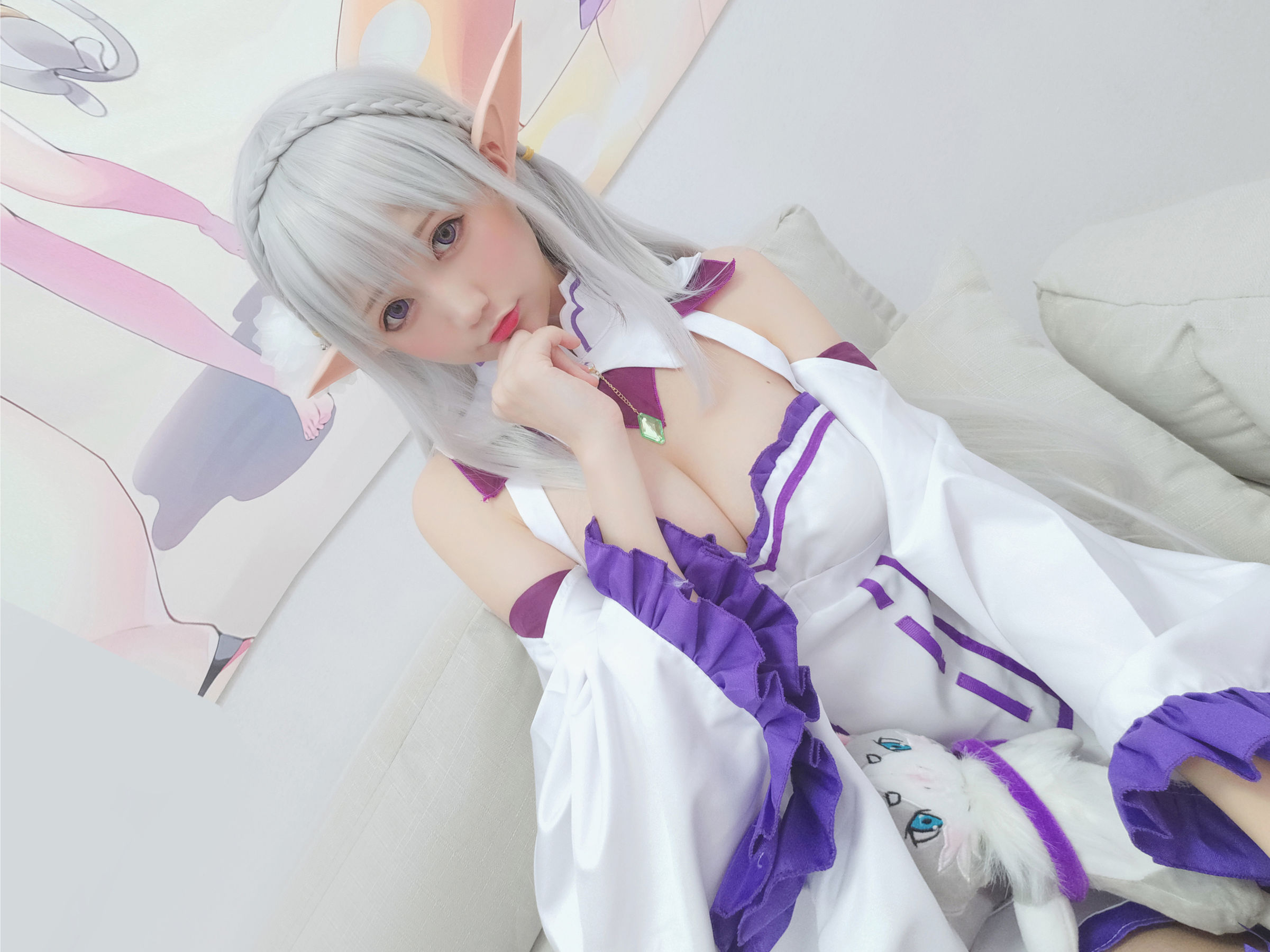 NAGISA魔物喵 自摄系列 No.005 艾米莉亚-图5