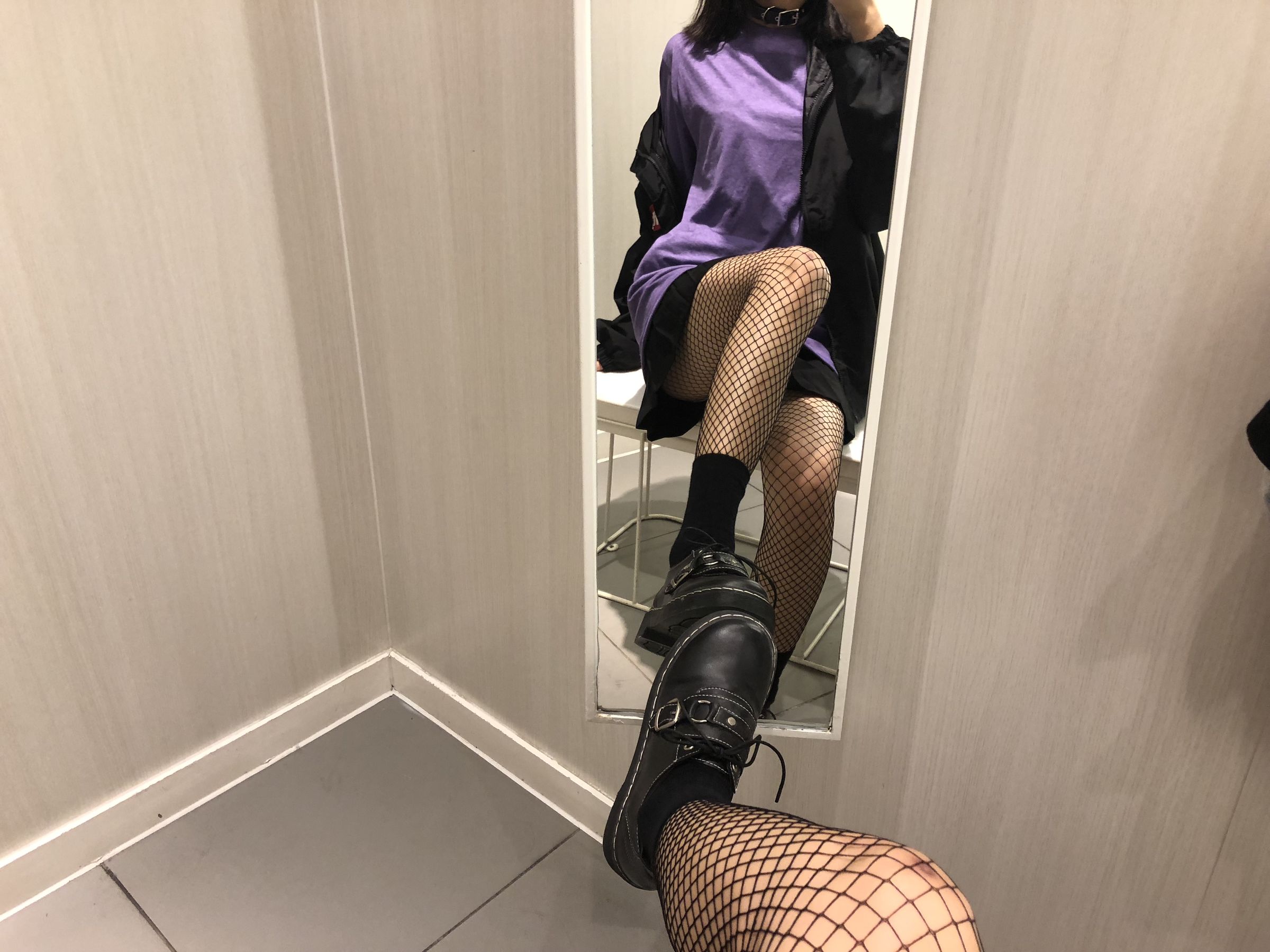 萌妹子眼酱大魔王w 试衣间-图1