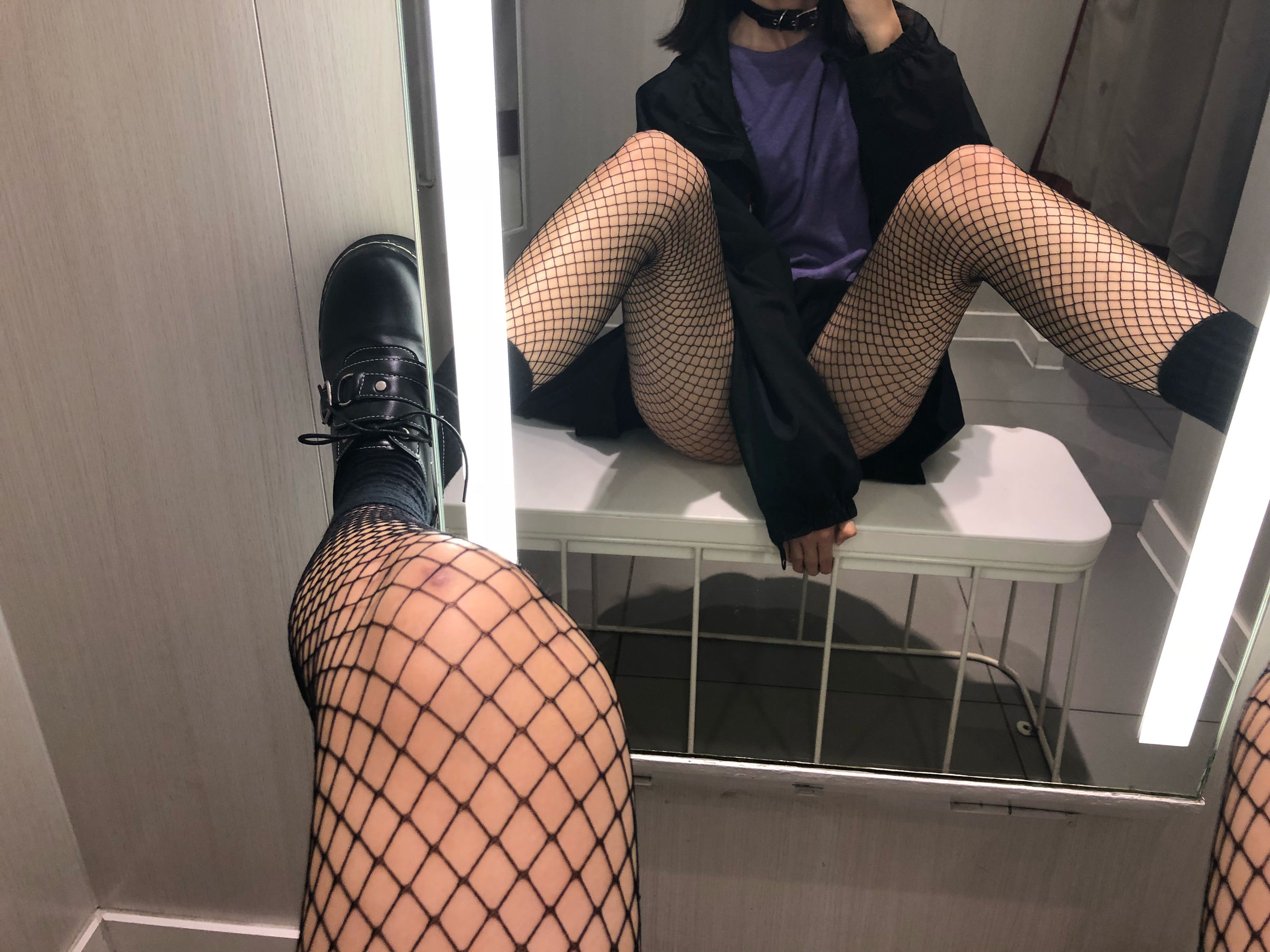 萌妹子眼酱大魔王w 试衣间-图23