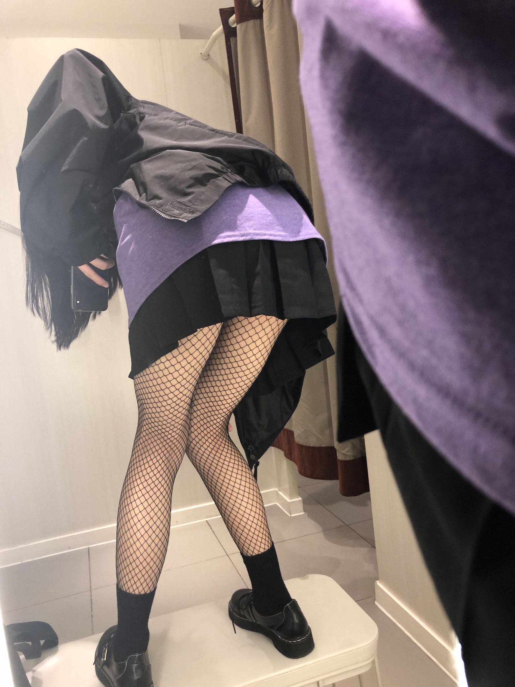 萌妹子眼酱大魔王w 试衣间-图5