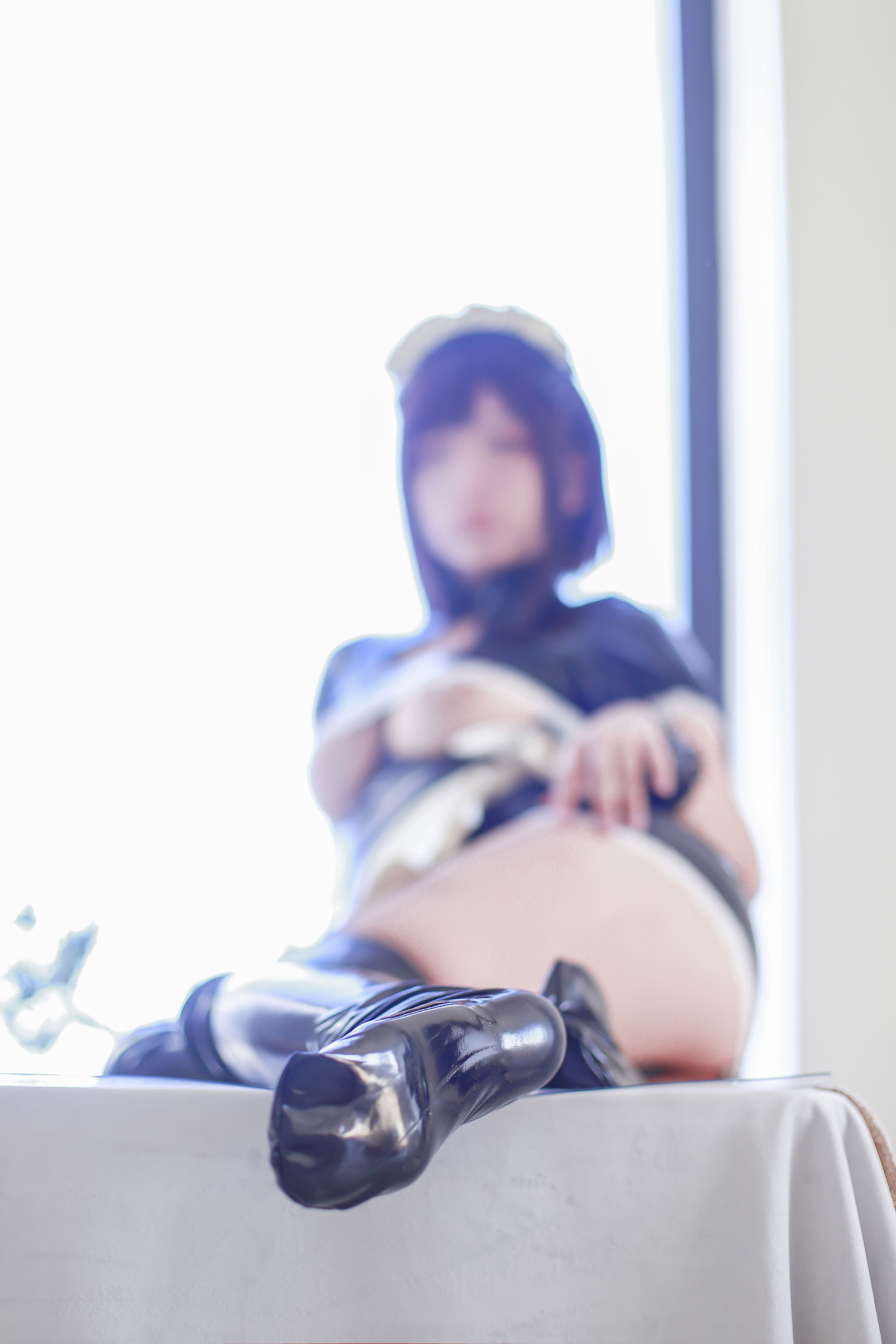 Cosplay日奈娇 半乳女仆-图14