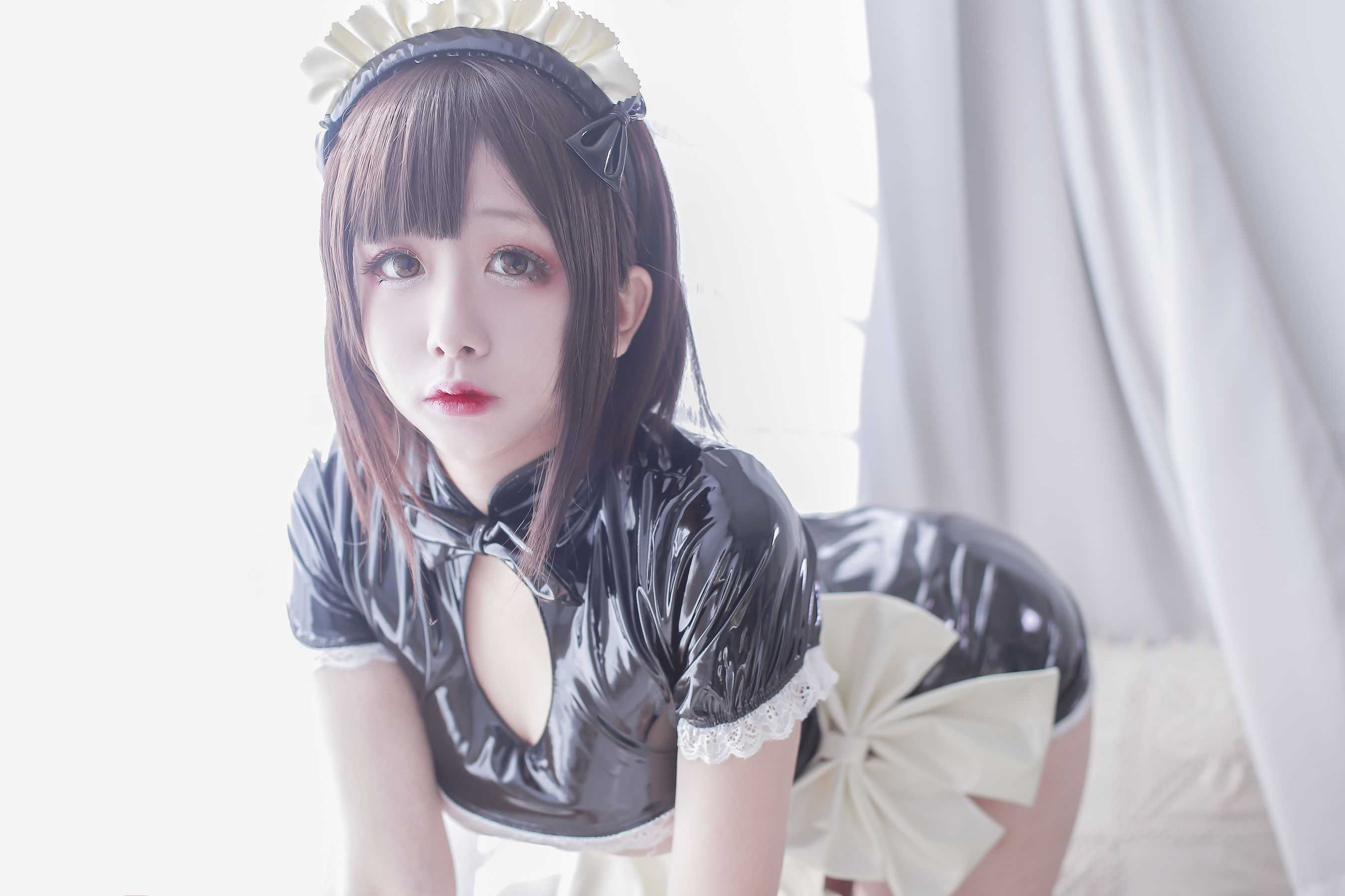 Cosplay日奈娇 半乳女仆-图34